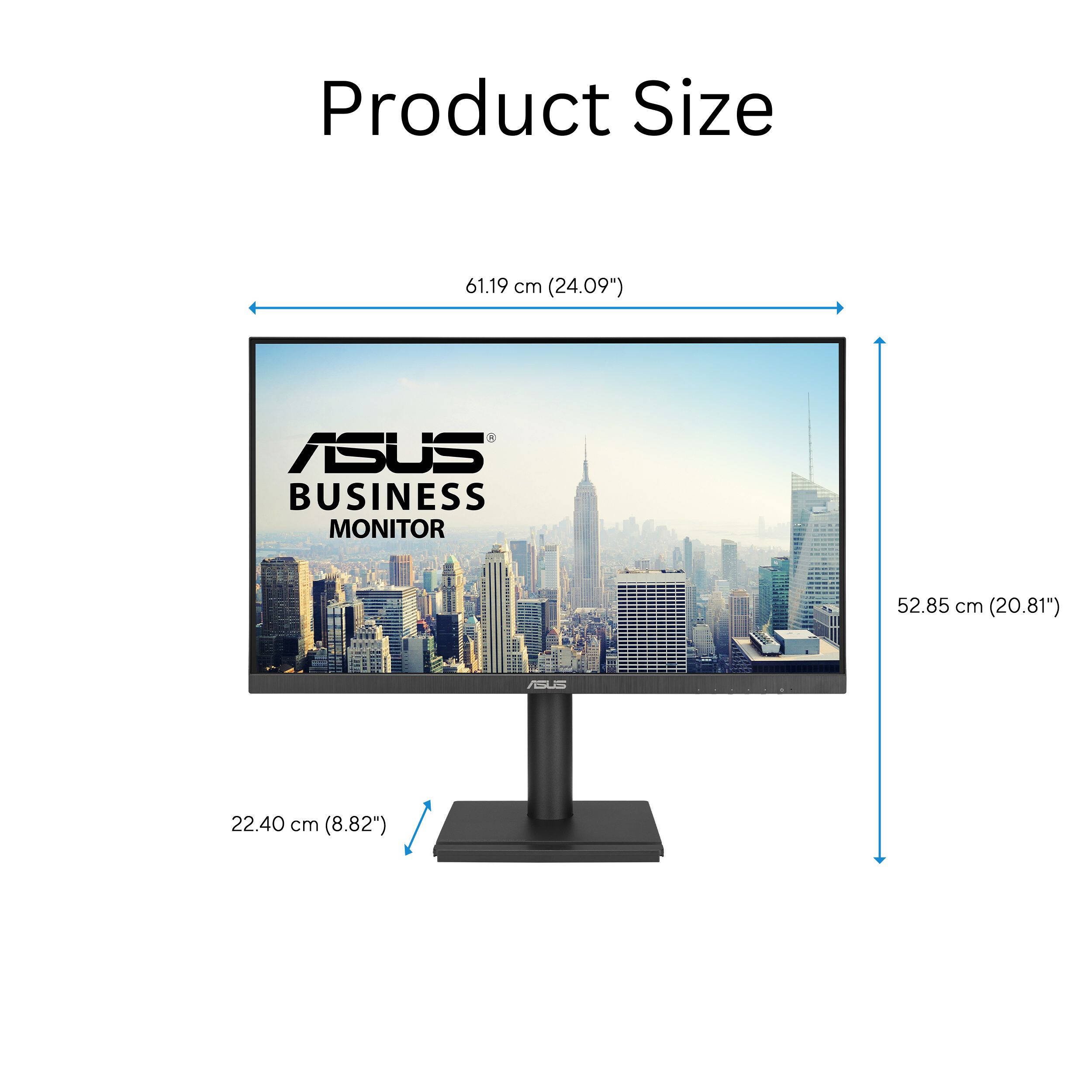 ASUS VA27DQFS 27-inch IPS Full HD monitor with ergonomic stand and VESA support — view 19