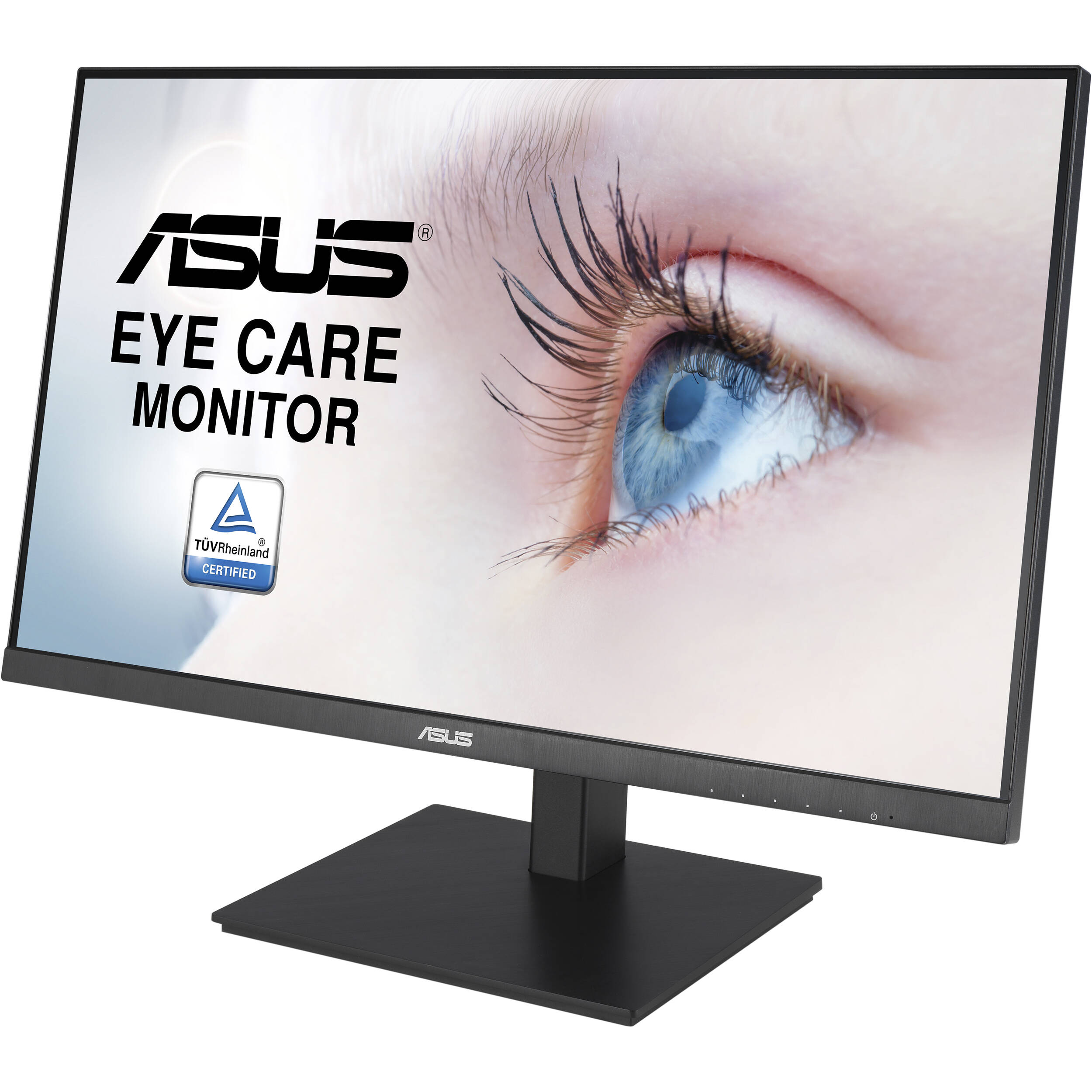 ASUS VA27DQSB 27-inch Full HD IPS monitor with frameless bezel, ergonomic stand, and VESA mount support — view 3