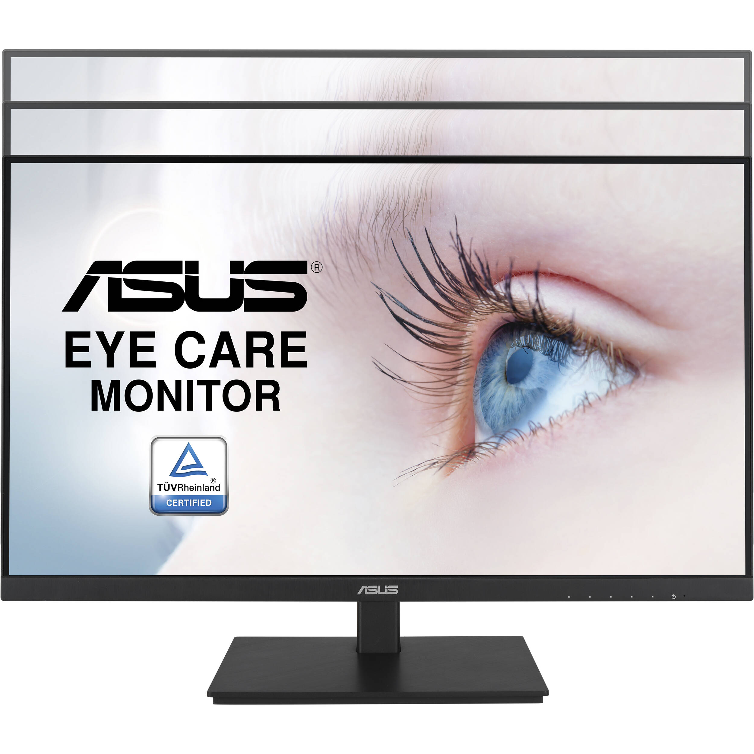 ASUS VA27DQSB 27-inch Full HD IPS monitor with frameless bezel, ergonomic stand, and VESA mount support — view 5
