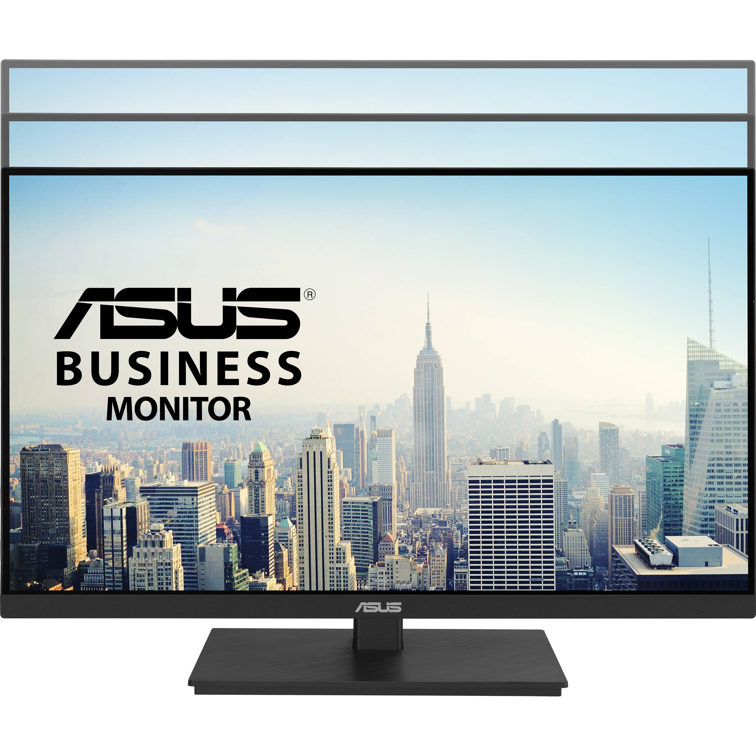 ASUS VA27ECPSN 27-inch Full HD IPS docking monitor with USB-C, RJ45, DisplayPort, HDMI, and height-adjustable stand — view 10