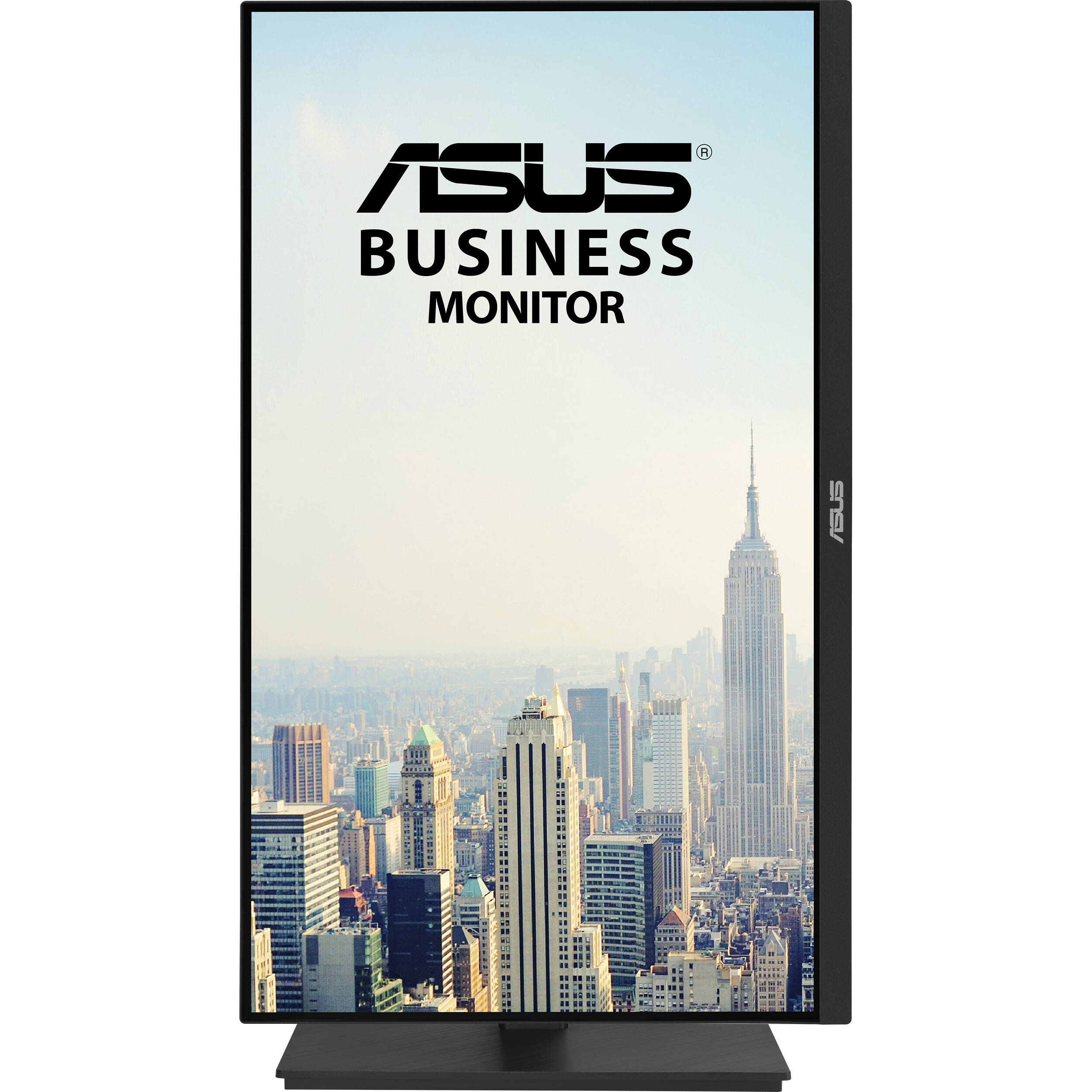 ASUS VA27ECPSN 27-inch Full HD IPS docking monitor with USB-C, RJ45, DisplayPort, HDMI, and height-adjustable stand — view 8
