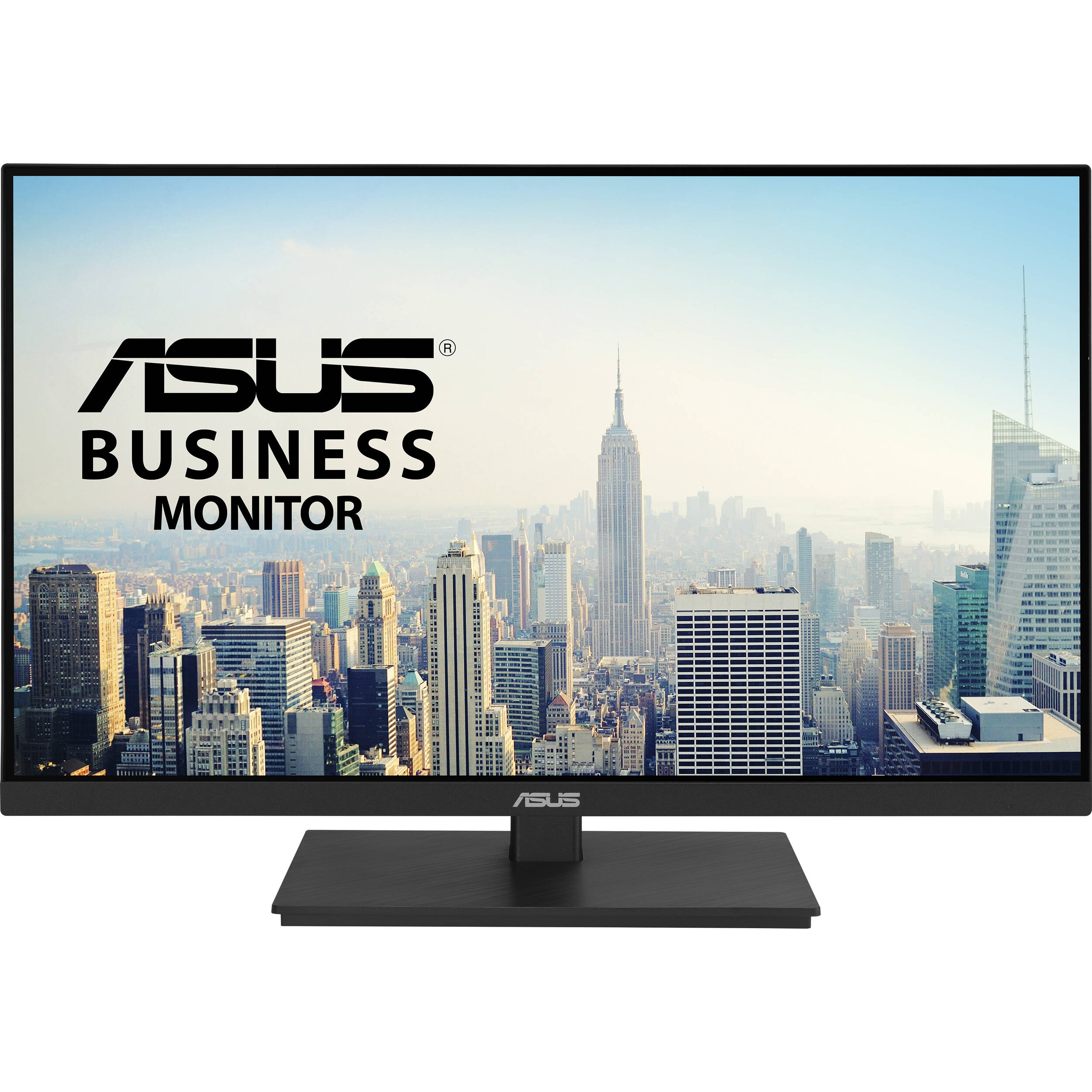ASUS VA27ECPSN 27-inch Full HD IPS docking monitor with USB-C, RJ45, DisplayPort, HDMI, and height-adjustable stand — view 9