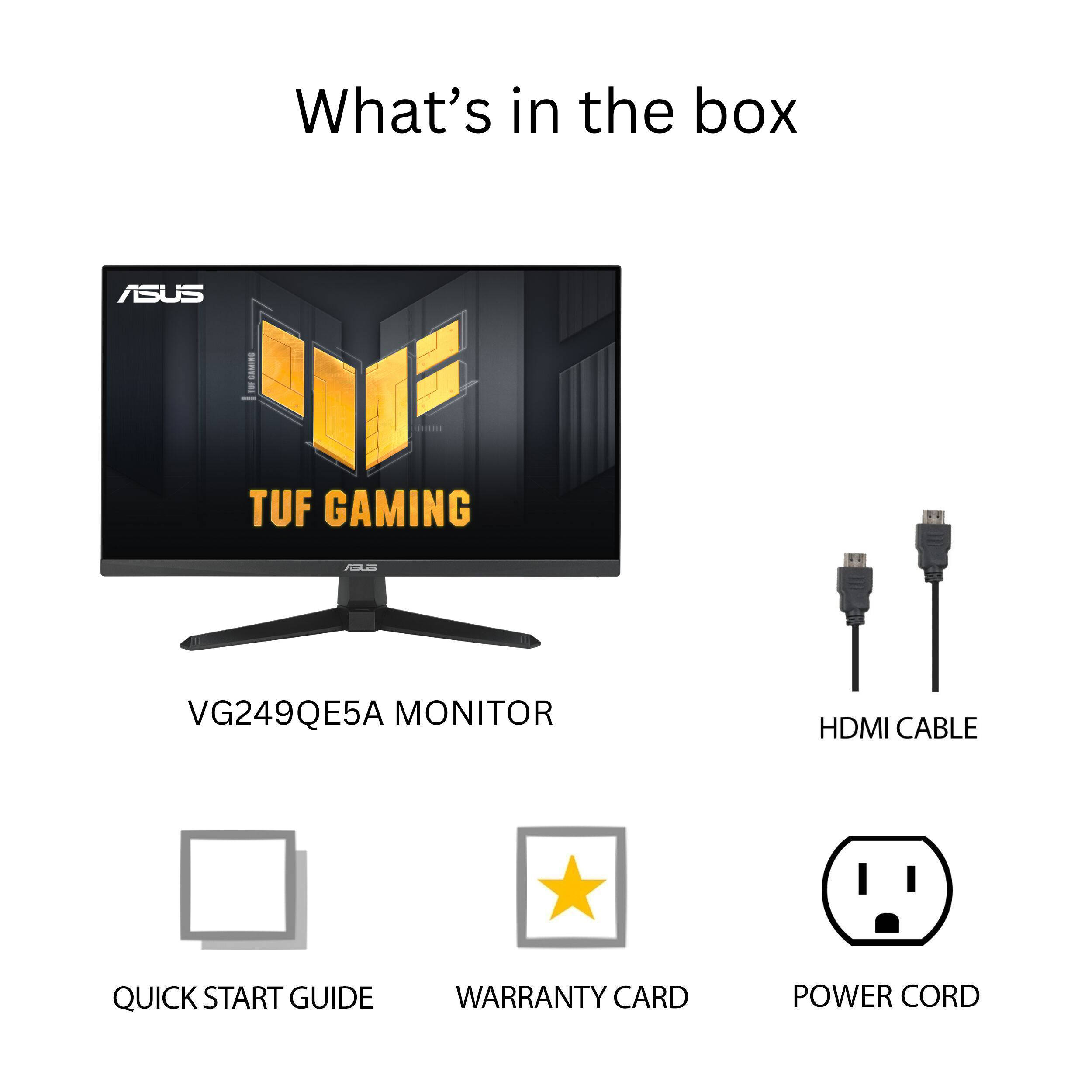 ASUS TUF Gaming VG249QE5A 23.8-inch IPS Full HD monitor — view 7