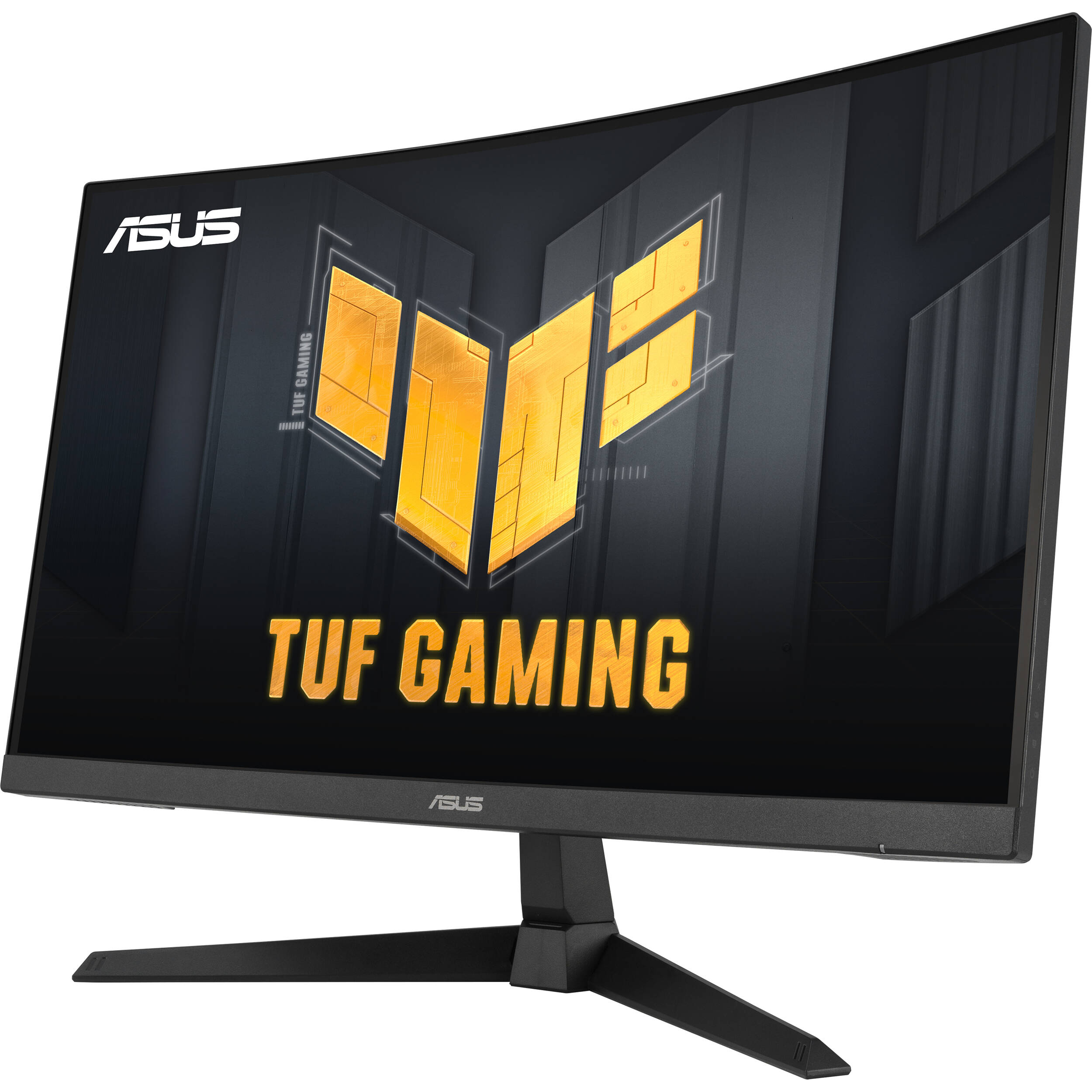 ASUS TUF Gaming 27-inch curved QHD monitor with 180 Hz refresh rate and 0.5 ms response time — view 3