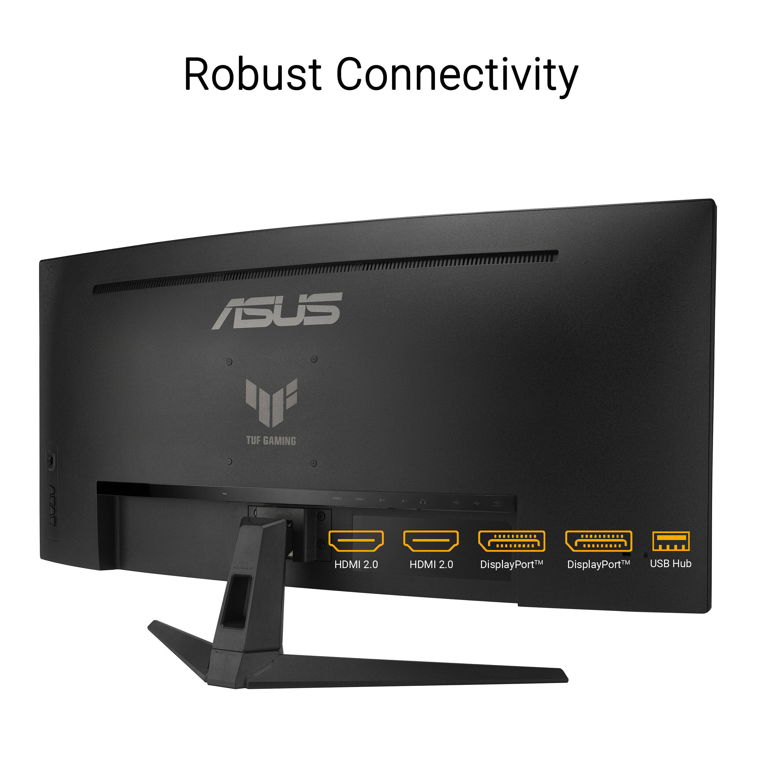 ASUS TUF Gaming VG34VQ3B 34-inch curved ultrawide monitor with 3440 x 1440 resolution — view 8