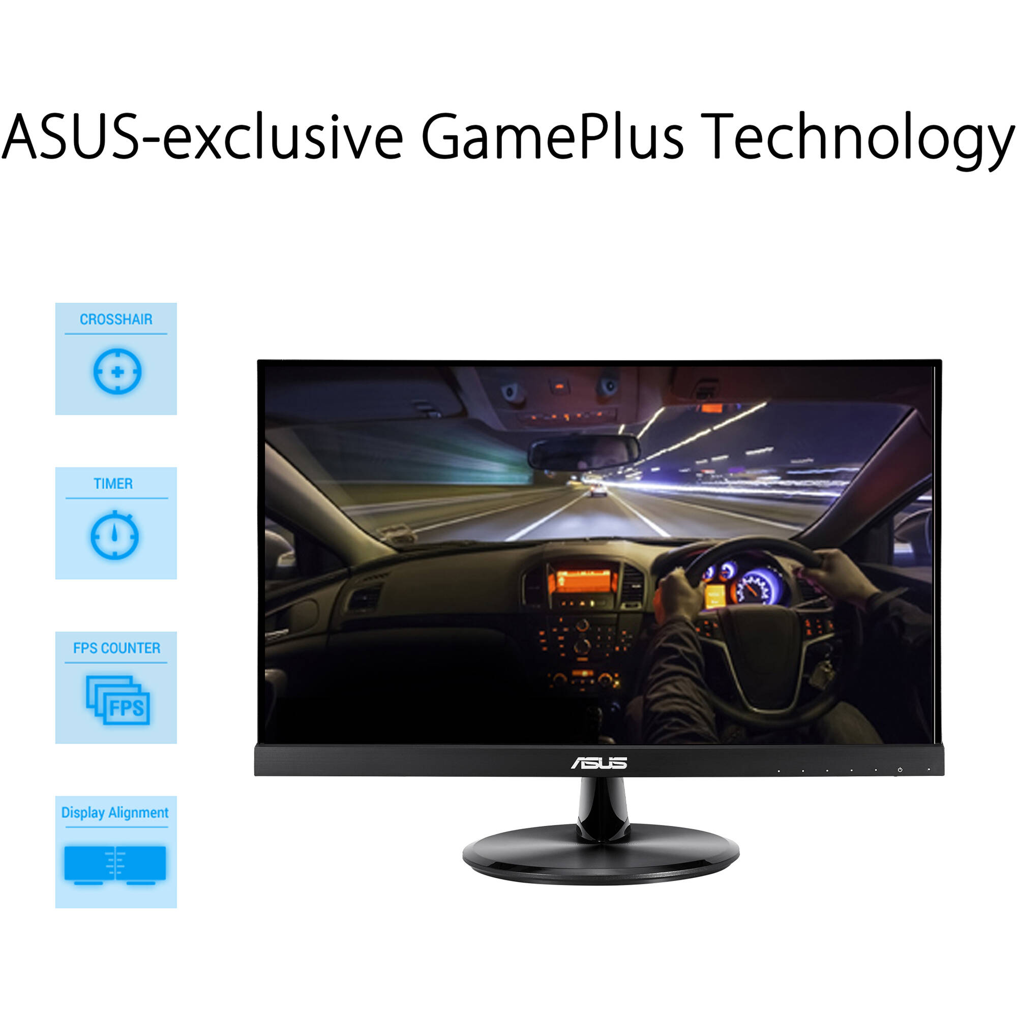ASUS VP229Q 21.5-inch Full HD IPS monitor with frameless design and VESA mount support — view 8