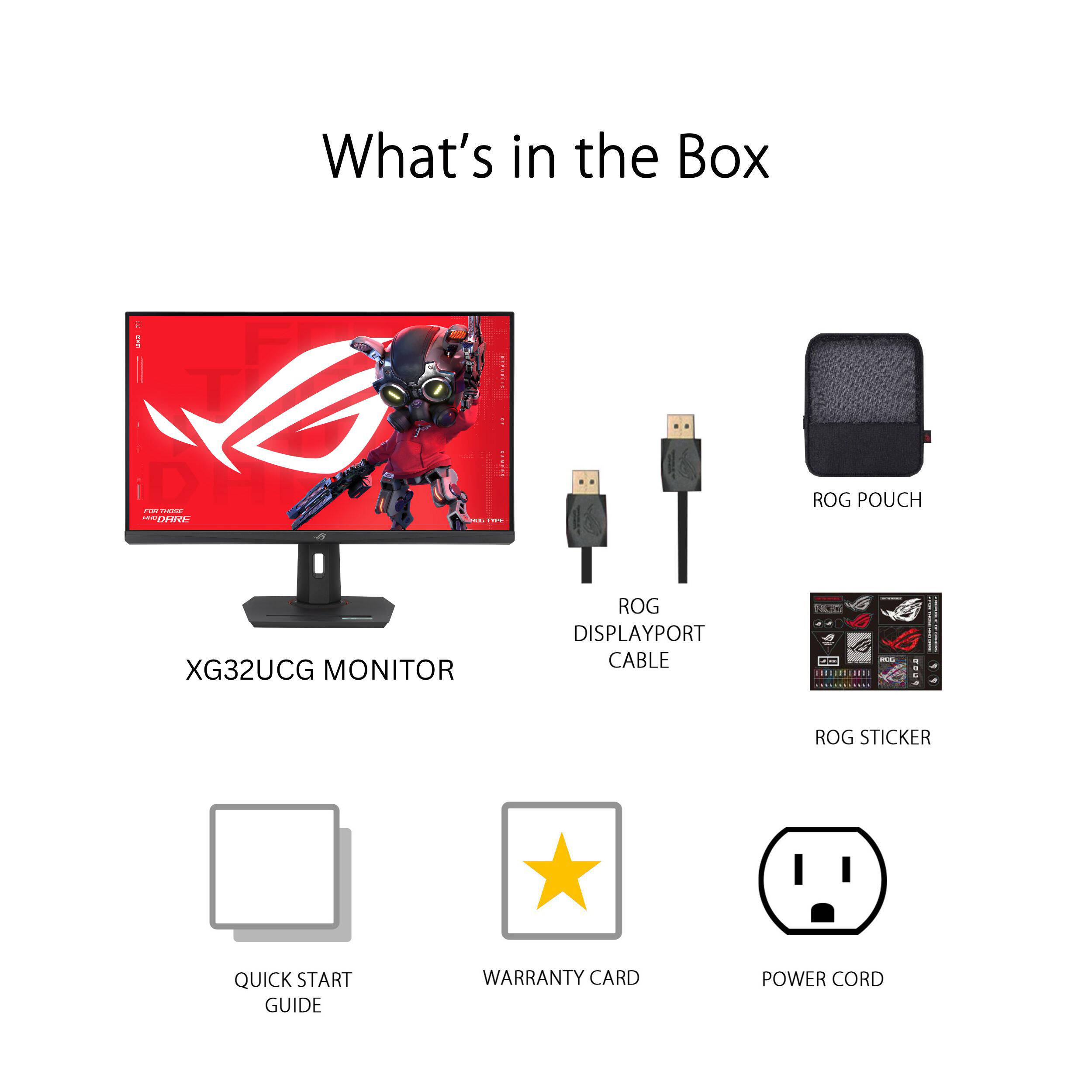 ASUS ROG Strix XG32UCG 32-inch 4K gaming monitor with Fast IPS panel and dual-mode refresh — view 9