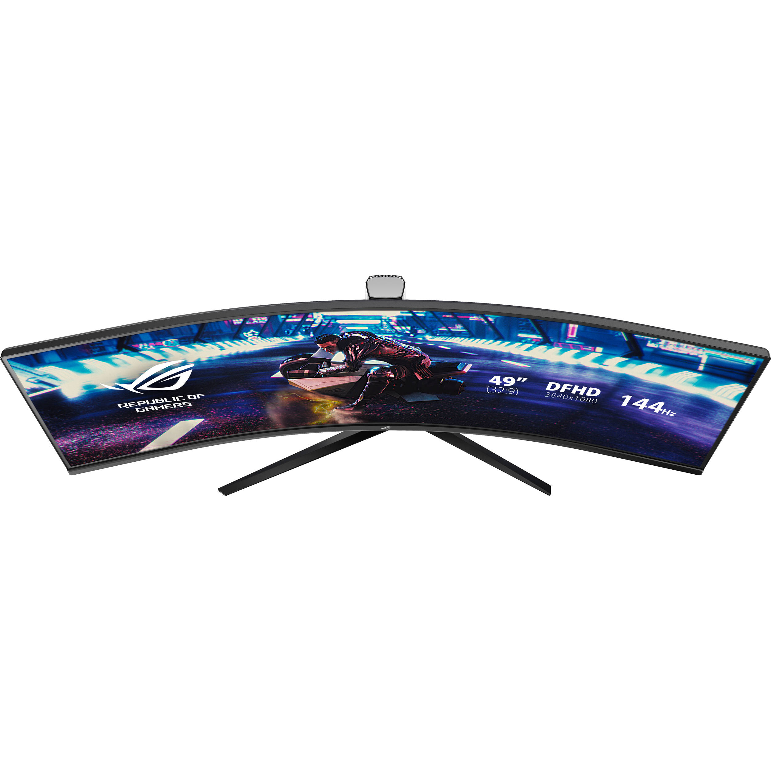 ASUS ROG Strix XG49VQ 49-inch curved ultrawide monitor with dual Full HD display — view 4