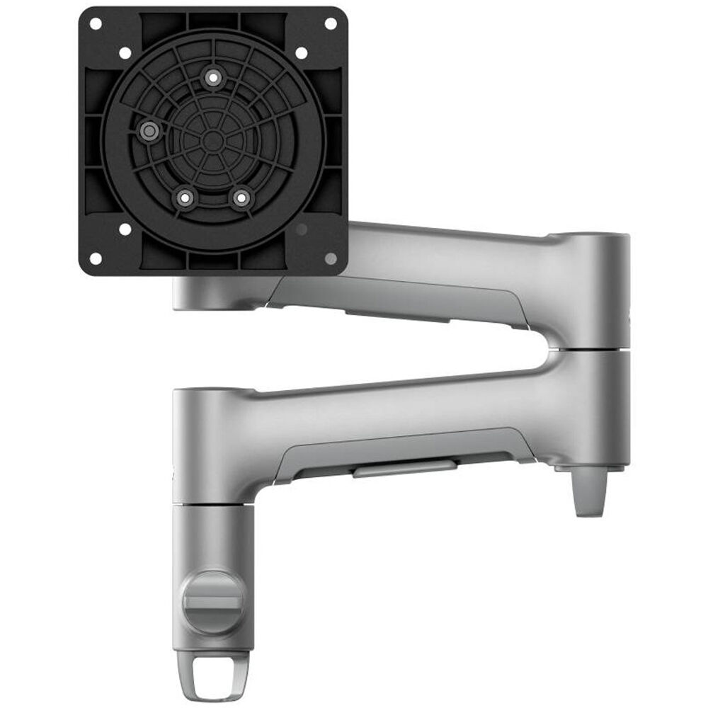 ATDEC AWM Heavy Duty 460 Arm Silver heavy duty single monitor arm with VESA mount — view 3