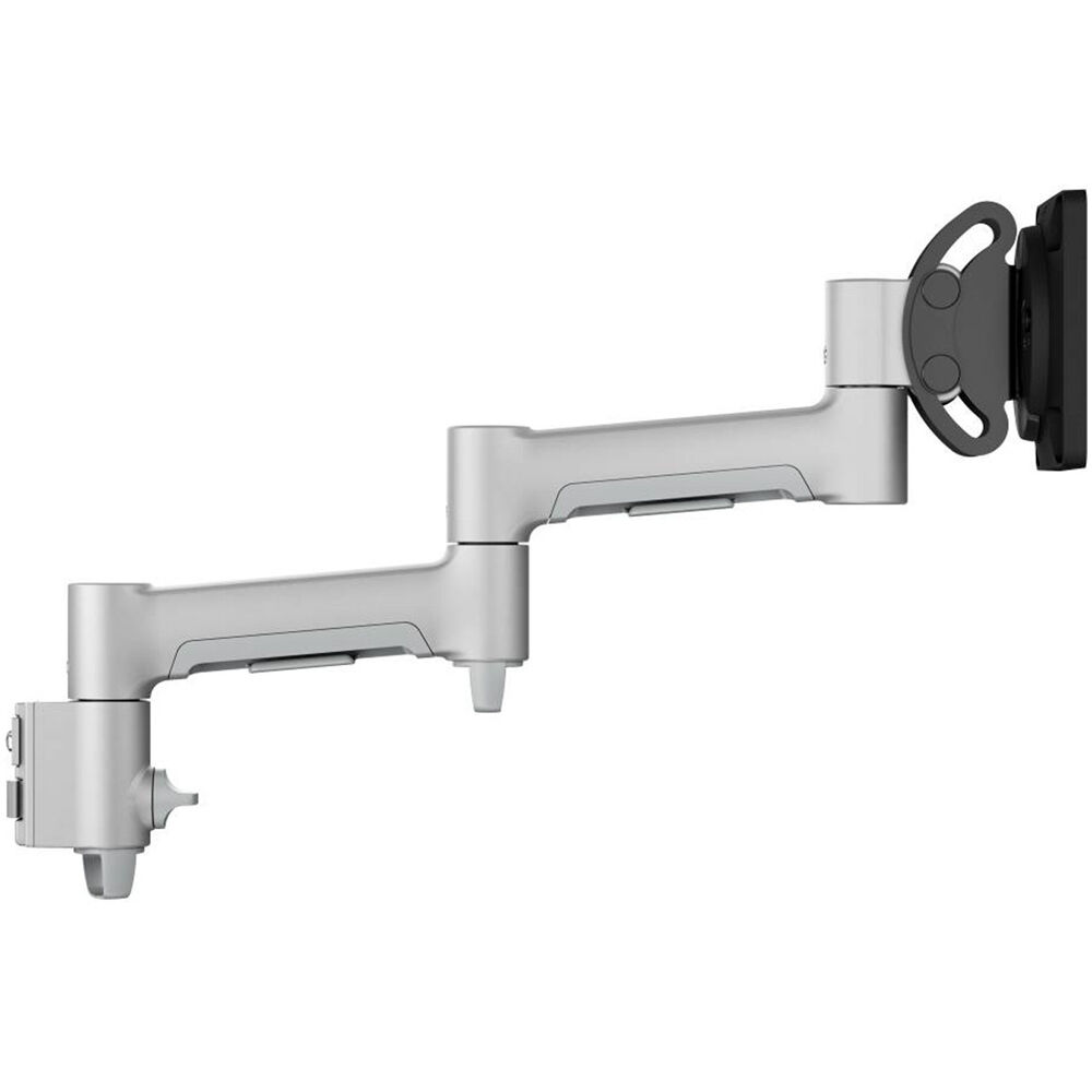 ATDEC AWM Heavy Duty 460 Arm Silver heavy duty single monitor arm with VESA mount — view 5