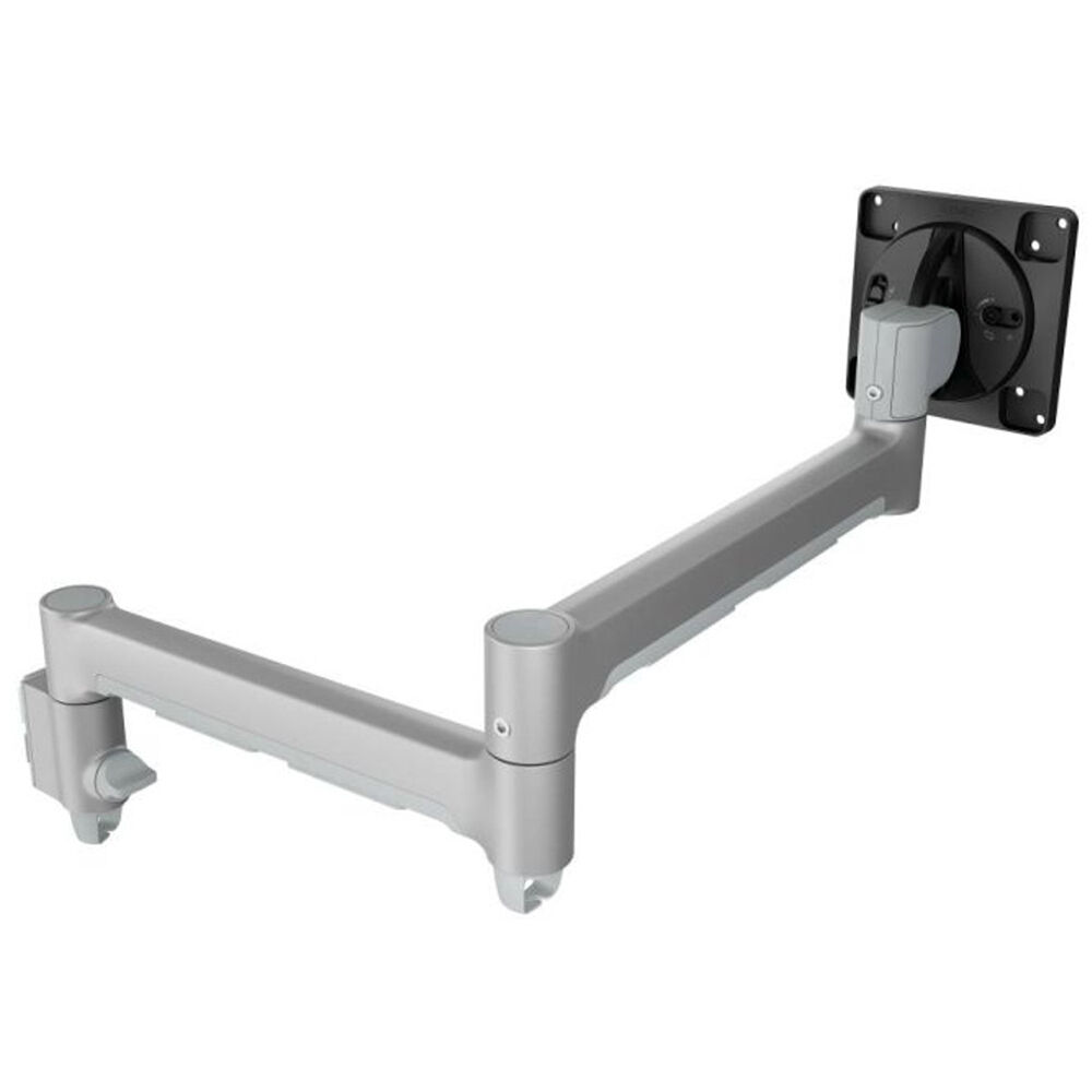 ATDEC AWM 710 Arm Silver single monitor arm with articulated mount and cable management — view 2