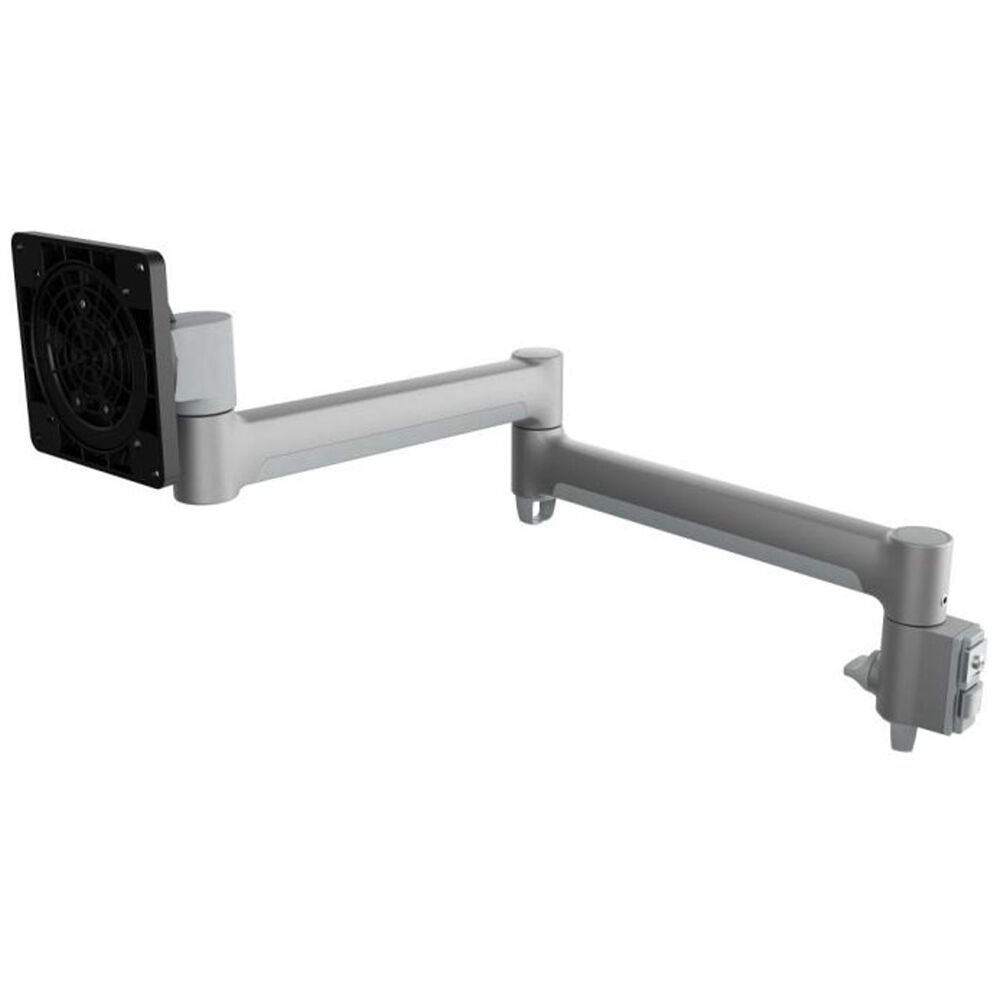 ATDEC AWM 710 Arm Silver single monitor arm with articulated mount and cable management — view 4