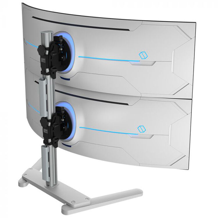 IDEAL FOR SUPER HEAVY DUTY DUAL DISPLAYS. FLAT MONITORS UP TO 55 LBS. & CURVED M — view 3