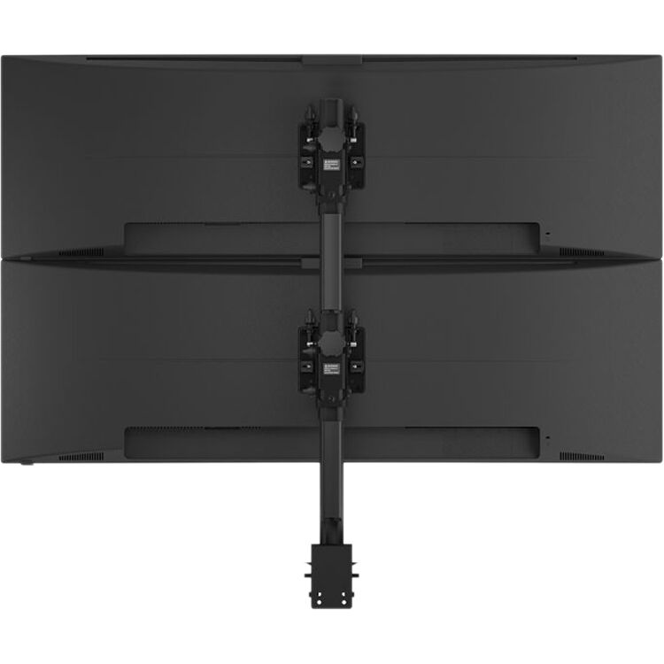 ATDEC HEAVY DUTY DUAL VERTICAL MONITOR MOUNT WITH HD F-CLAMP, MONITORS SIZED 24" — view 2