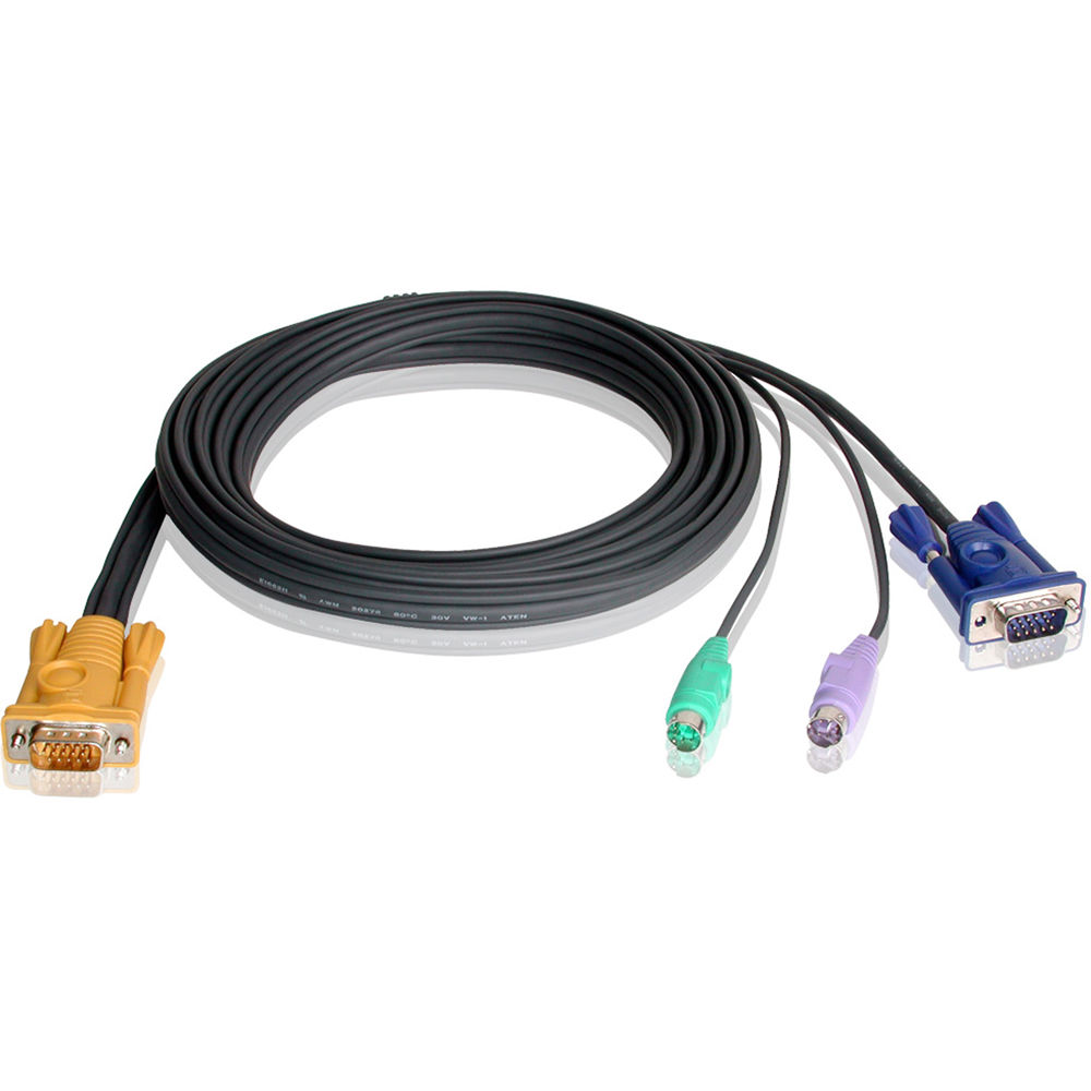 20 Master View Kvm Cable, Db15m to Ps2/Vga