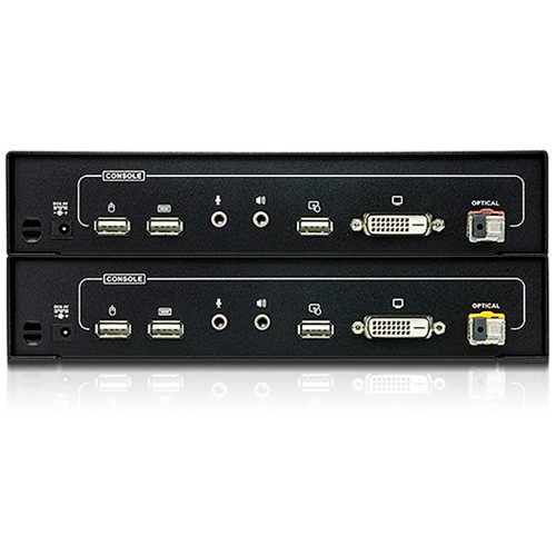 ATEN CE680 DVI optical KVM extender for long-distance remote console access — view 3