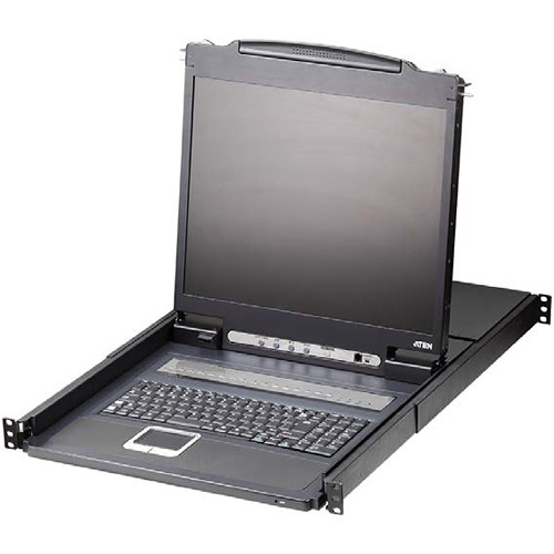 ATEN CL1308N KVM bundle with 8 USB cables for rack-mounted server control — view 2