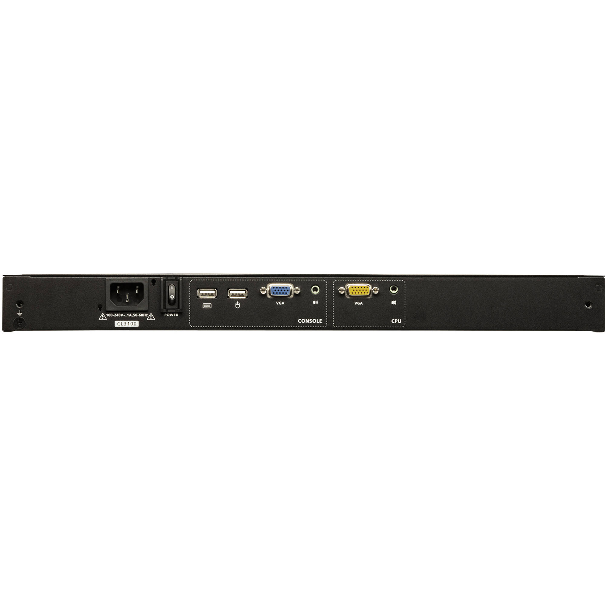 19 ULTRA SHORT DEPTH WIDE SCREEN LCD CONSOLE VGA/USB — view 2