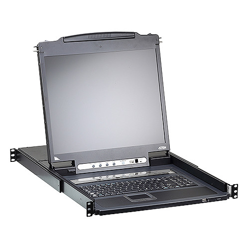 16-Port 19 LCD  Integrated  IP Kvm USB
