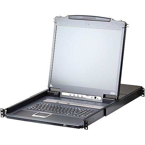 ATEN CL5716IN 16-port 19-inch integrated IP KVM USB switch for enterprise rack management — view 2
