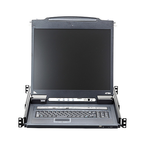 ATEN CL5716IN 16-port 19-inch integrated IP KVM USB switch for enterprise rack management — view 3