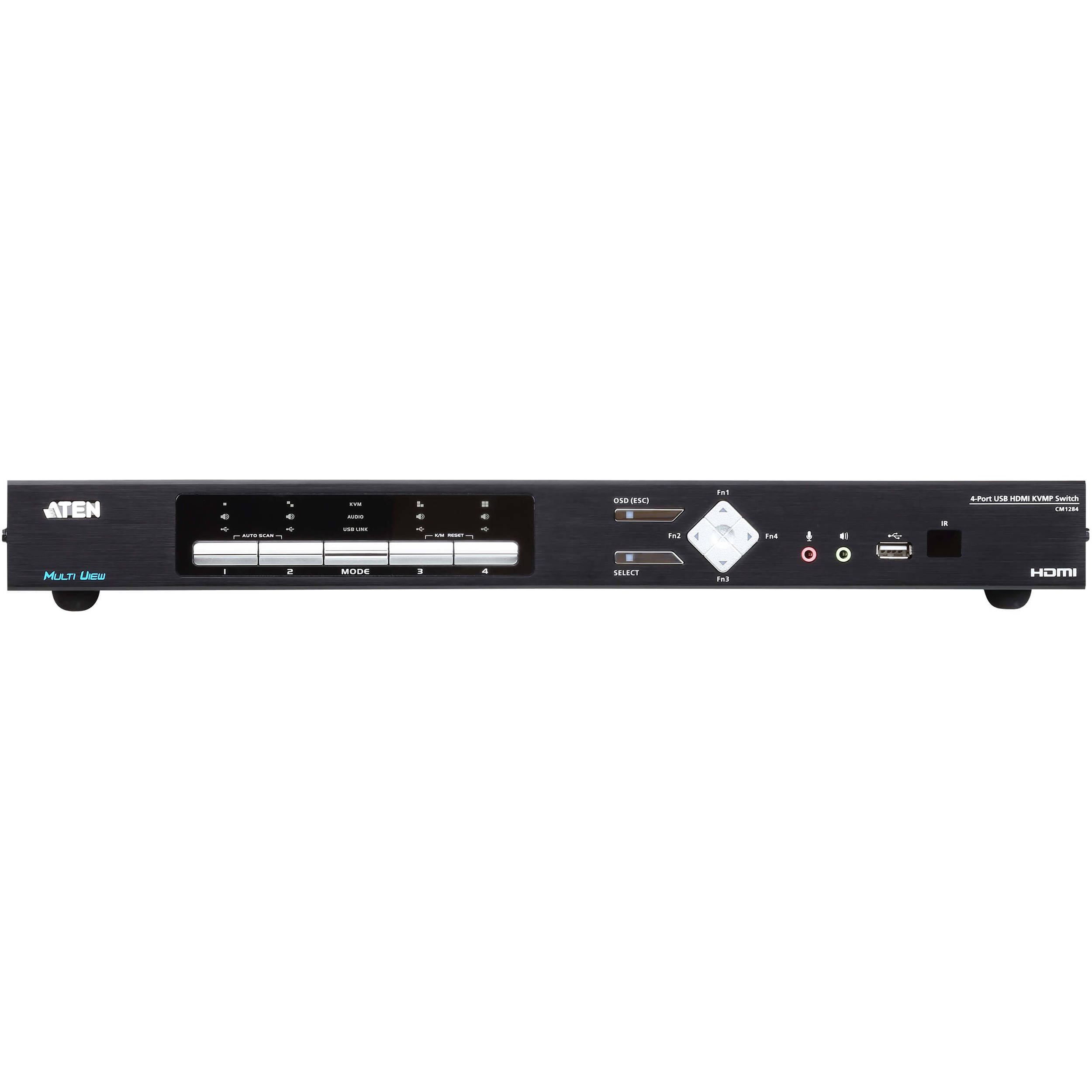 ATEN CM1284 4-port HDMI KVMP switch for controlling four systems from one console — view 3