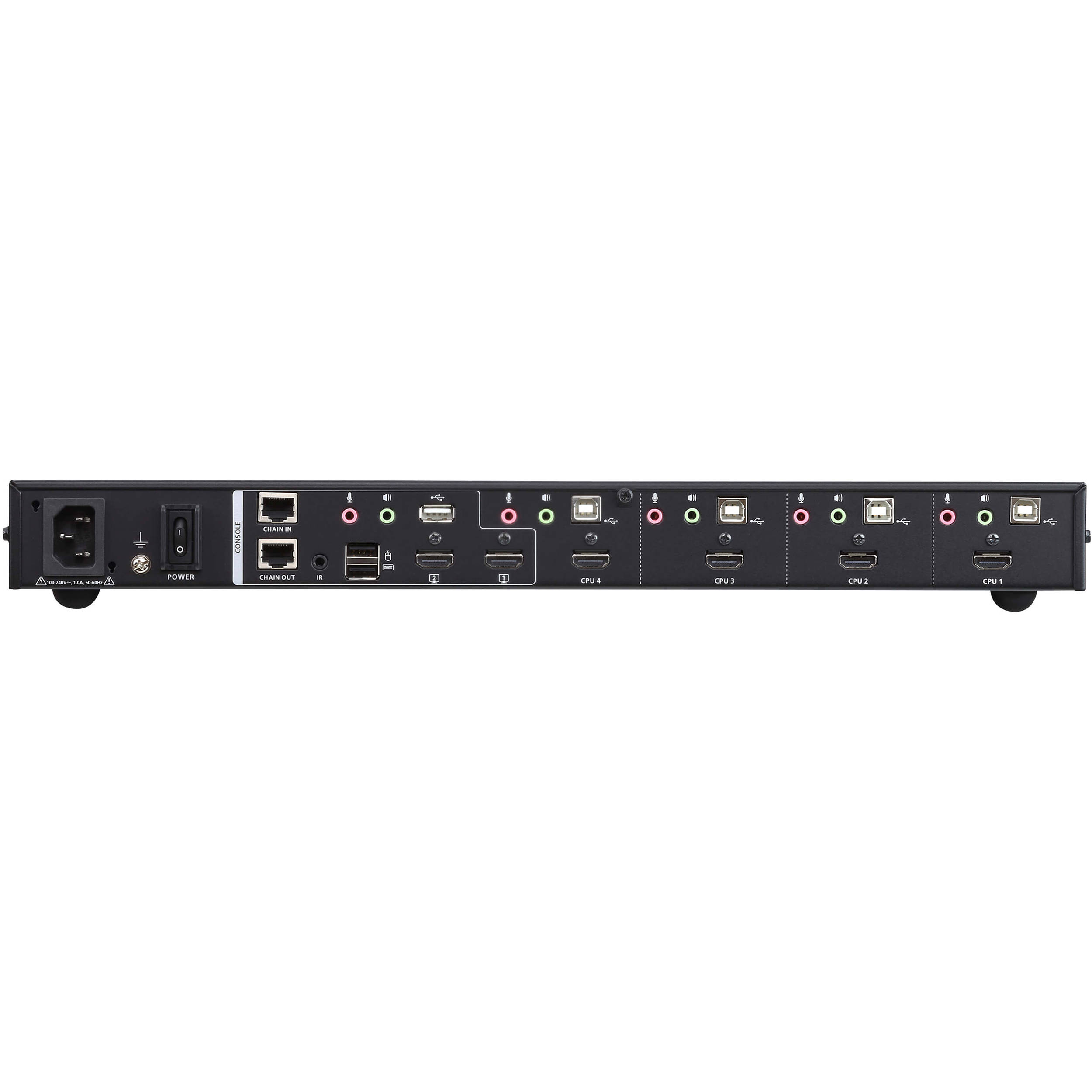 ATEN CM1284 4-port HDMI KVMP switch for controlling four systems from one console — view 4