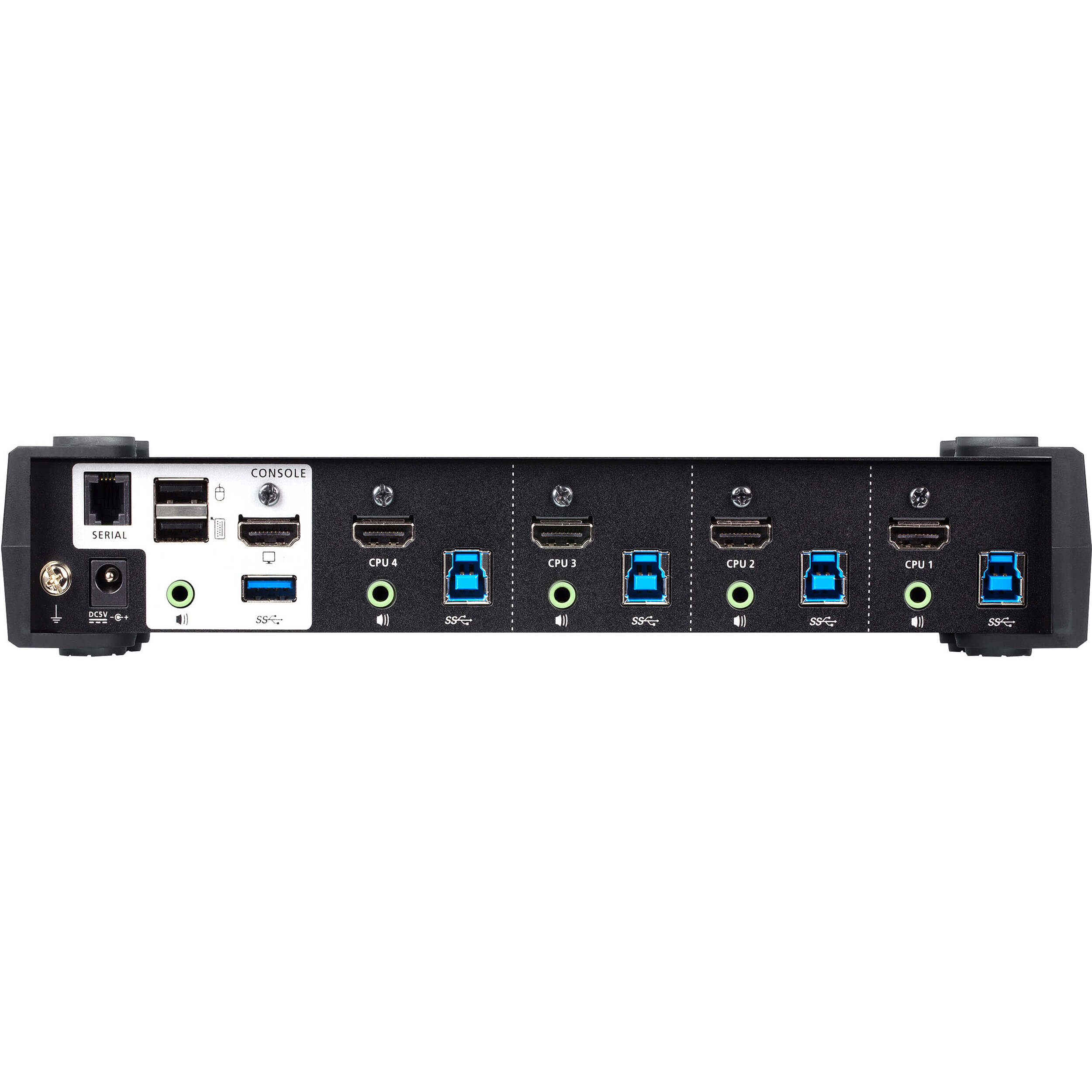 ATEN CS1824 4-port 4K60 HDMI KVMP switch for controlling four computers from one console — view 3