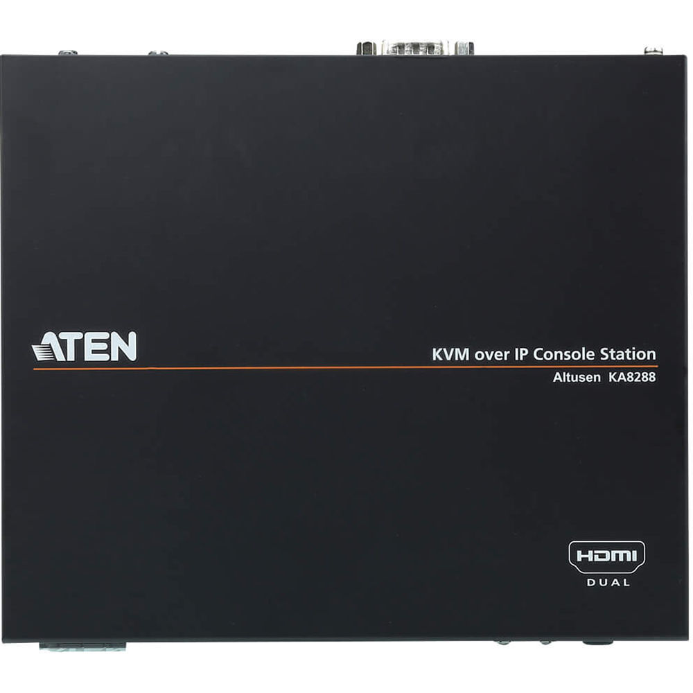 ATEN KA8288 dual HDMI IP KVM console station for remote server management — view 4