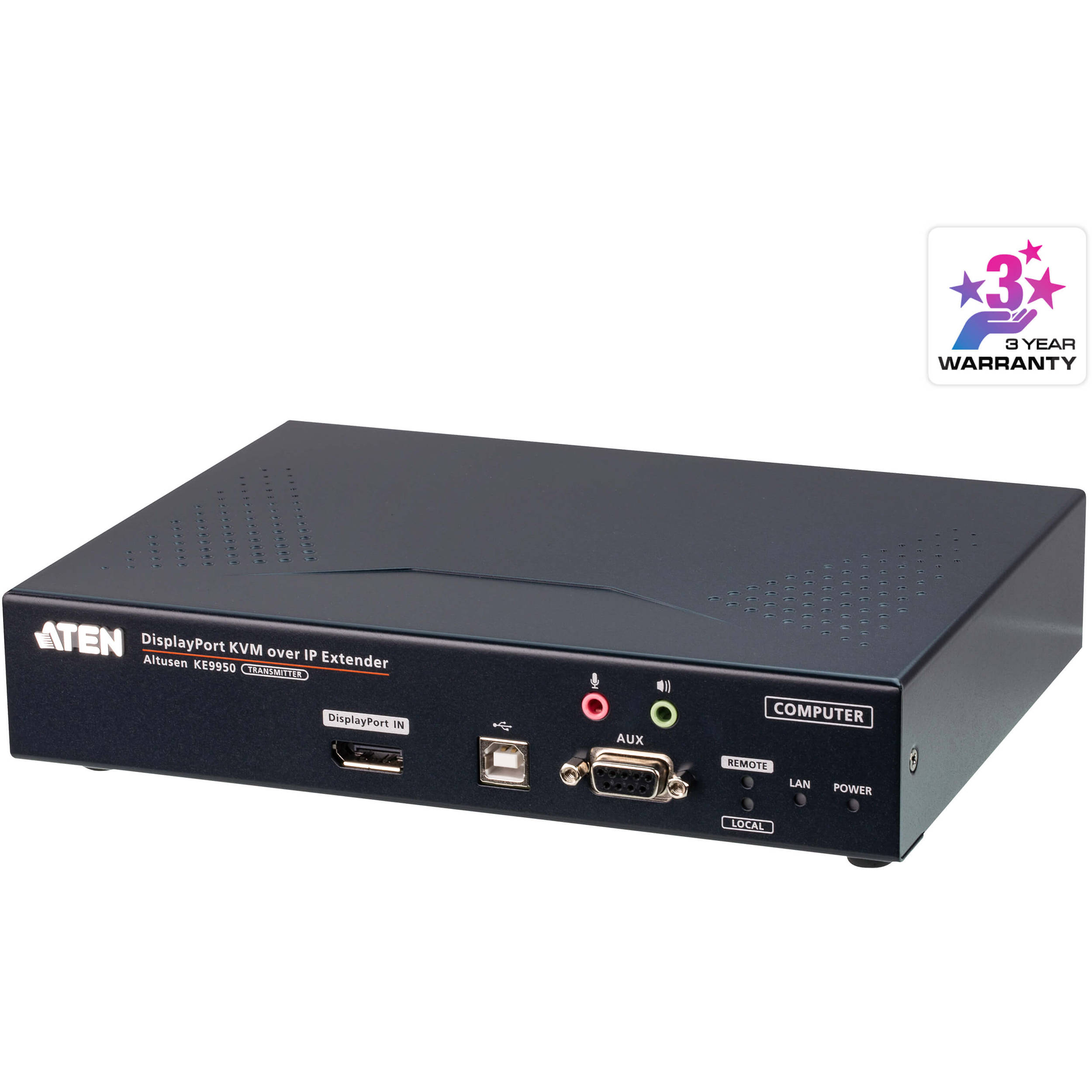 ATEN KE9950T 4K DisplayPort single display KVM over IP transmitter — view 2