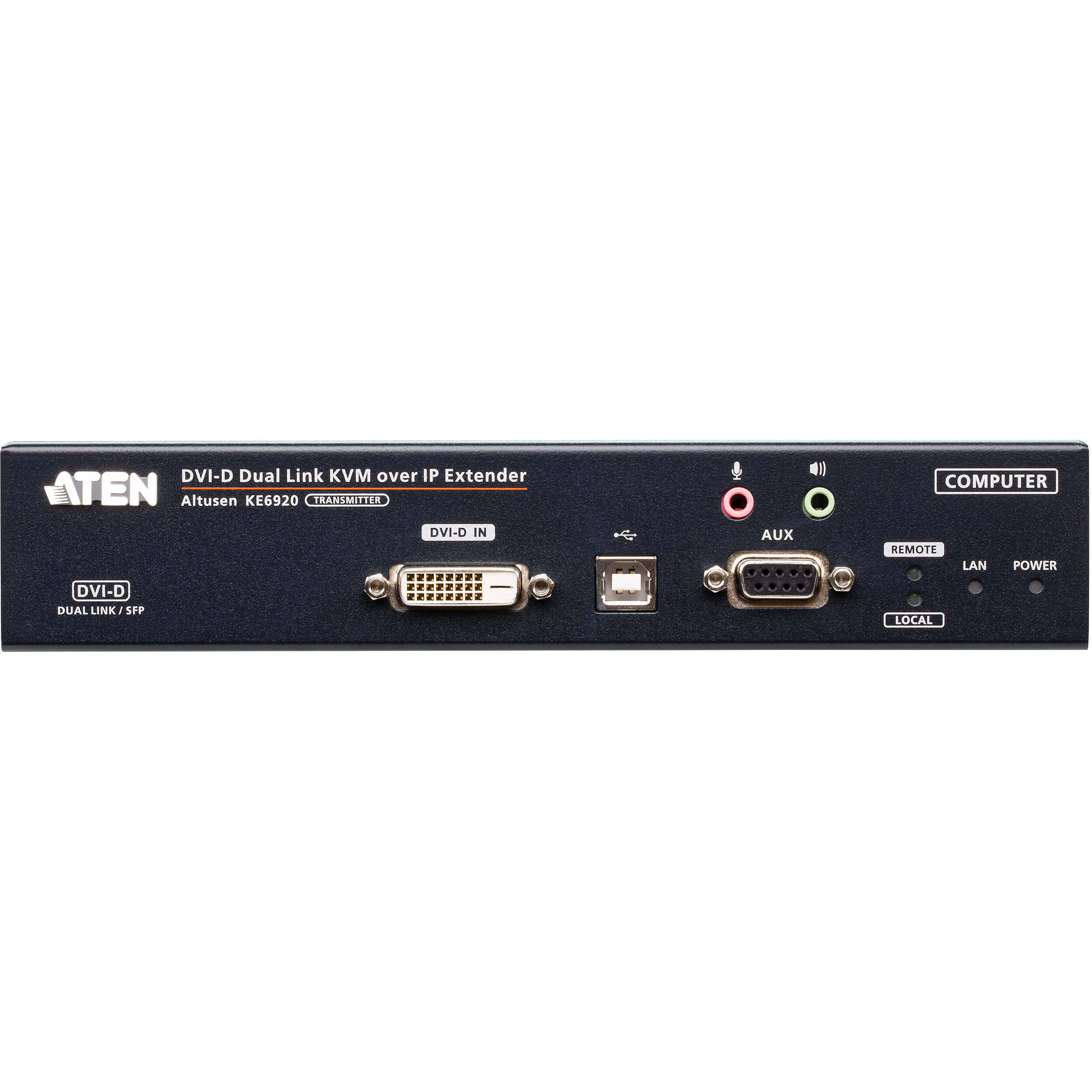 ATEN PE0110SA 10-outlet rack PDU with integrated surge protection — view 3