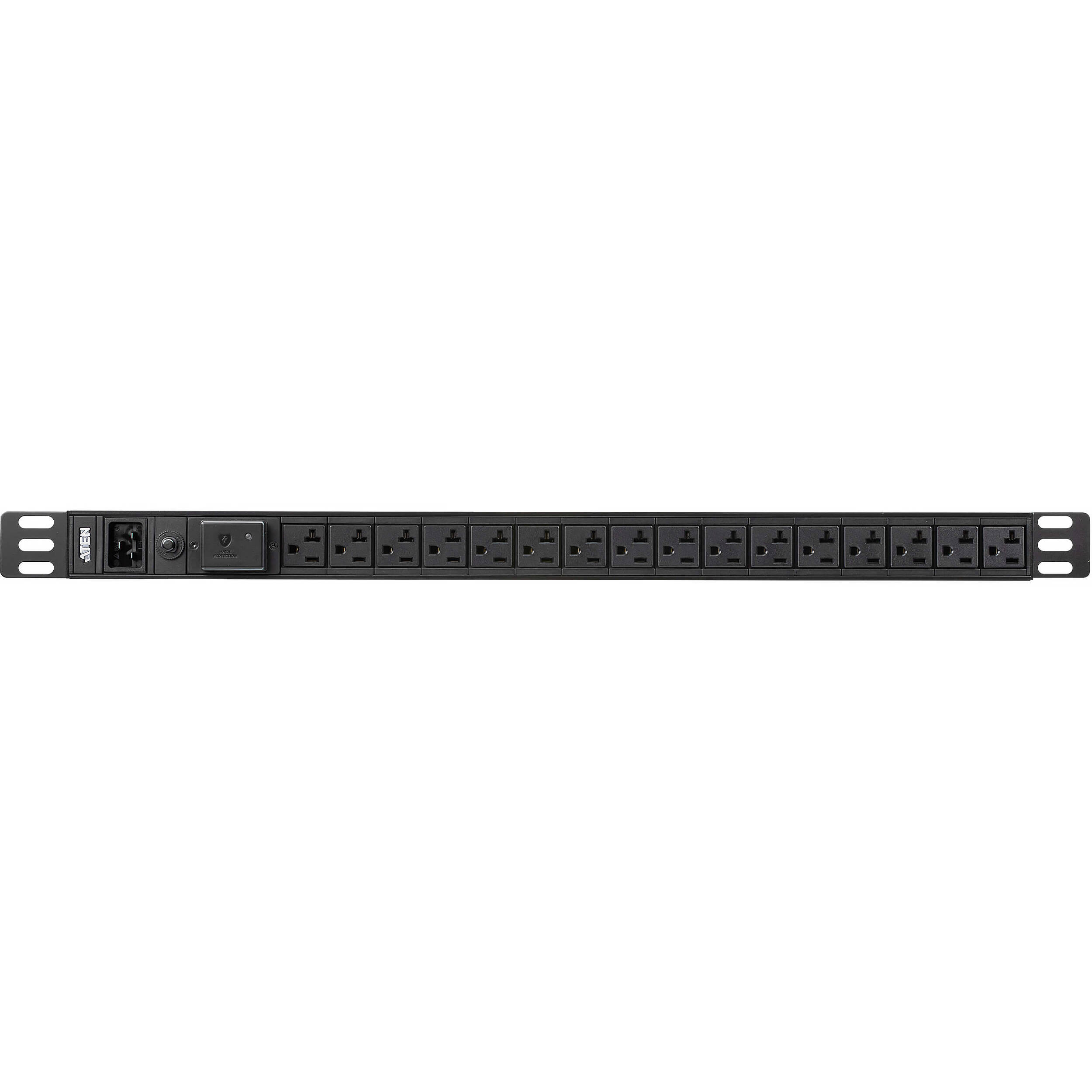 16-Outlet 0u 20a Basic PDU with Surge Protection, (100v-120v) with Nema L5-20 Po