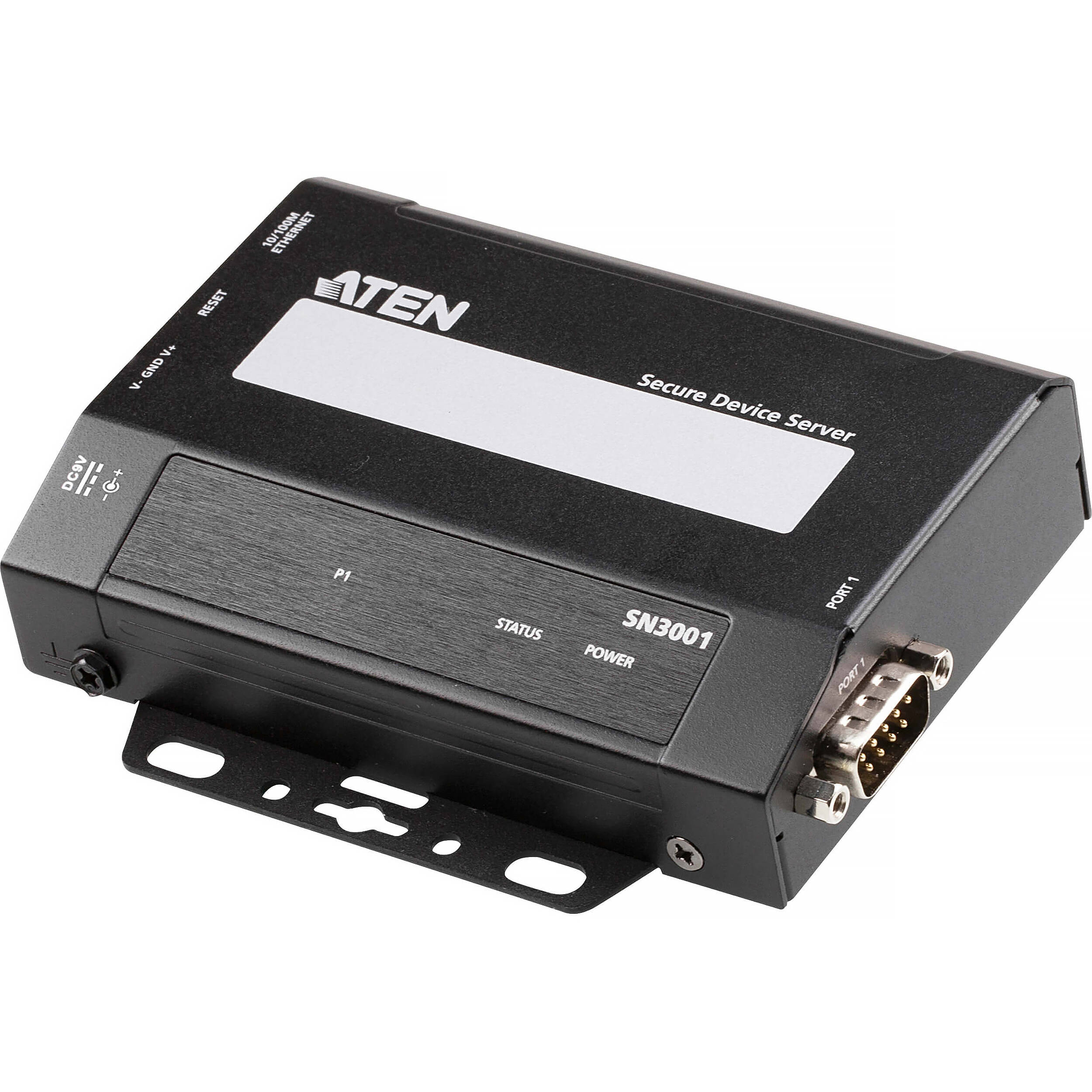 ATEN SN3001 1-port RS-232 serial console server for remote management of a single device — view 2