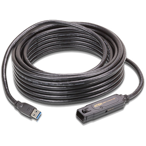 ATEN UE3310 USB 3.1 extender cable with left-angle USB Type-A male connector — view 2