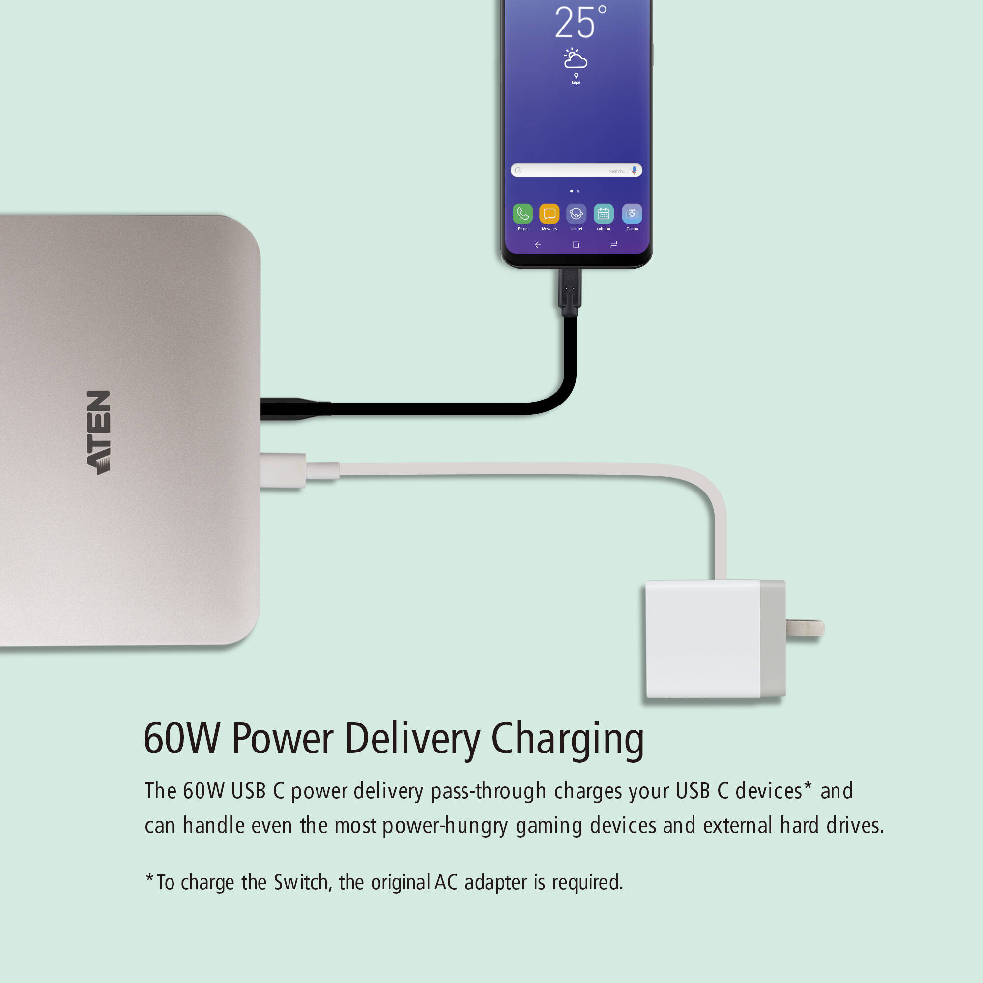 USB-C 4K ULTRA MINI DOCK WITH POWER PASS — view 5