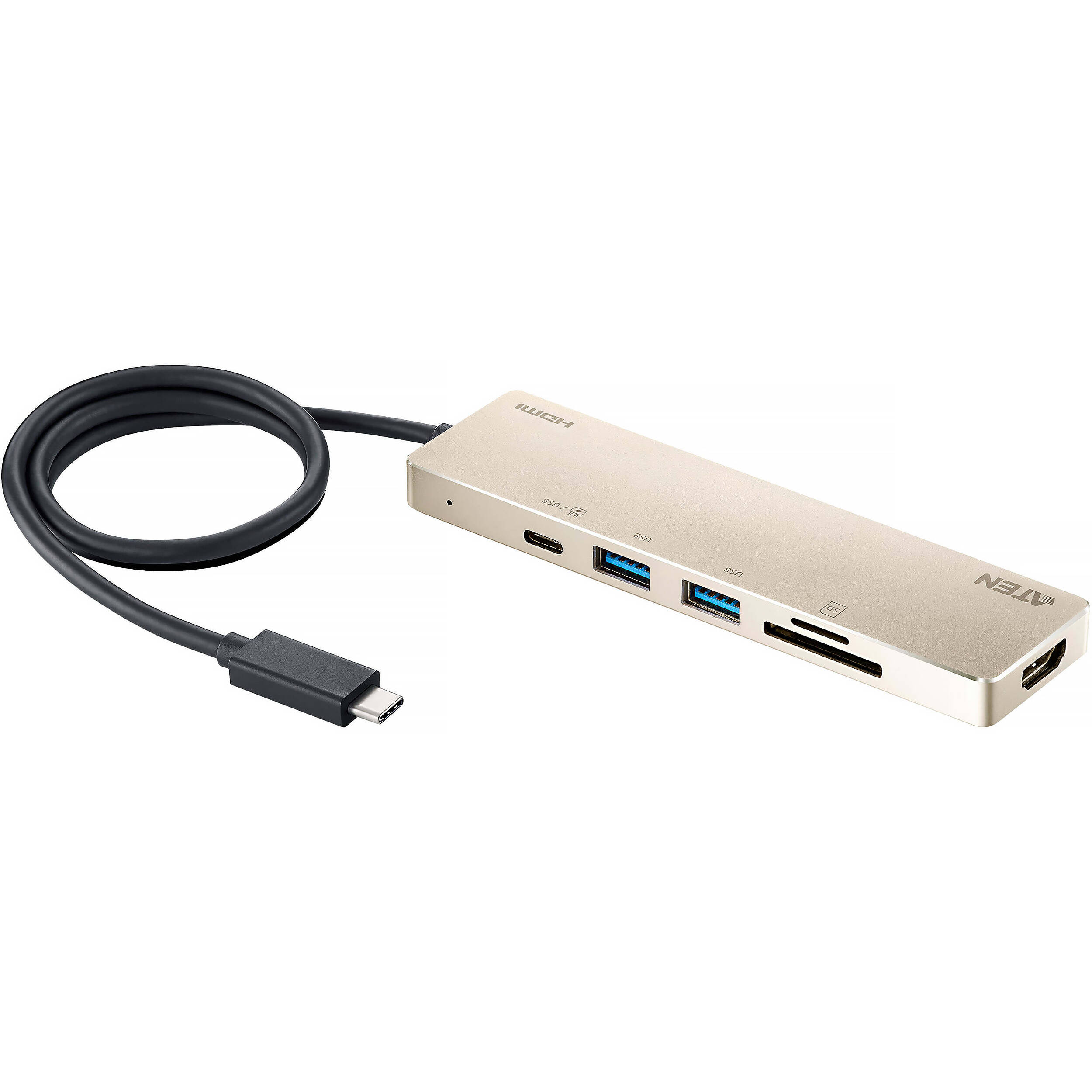 USB-C Multiport Mini Dock with Power Pass-Through - 60w