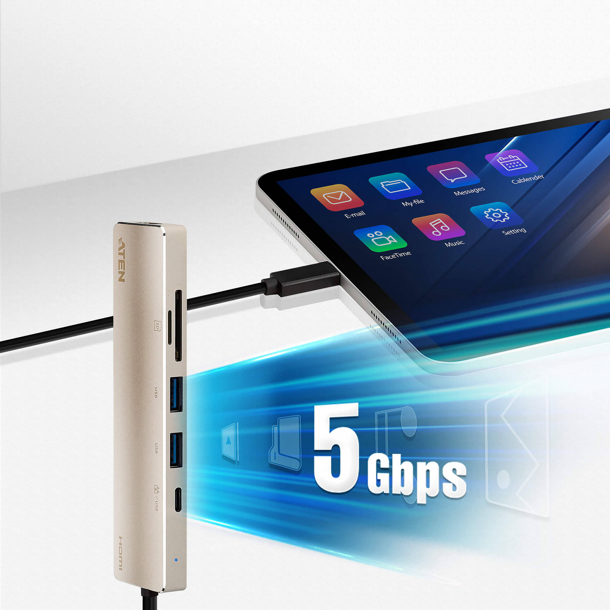 USB-C MULTIPORT MINI DOCK WITH POWER PASS-THROUGH - 60W — view 8