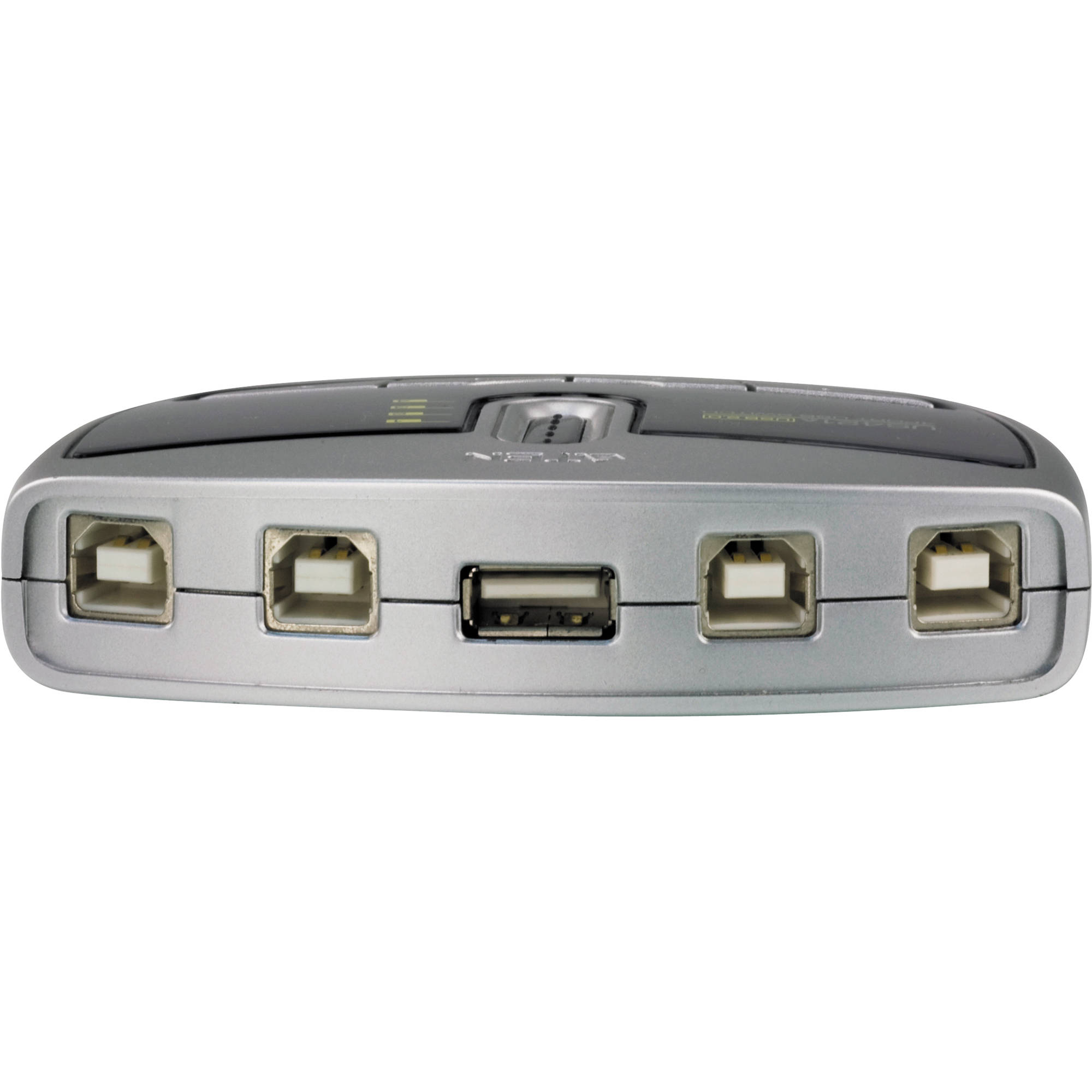 ATEN US421A 4-port USB 2.0 peripheral sharing switch for four computers — view 2