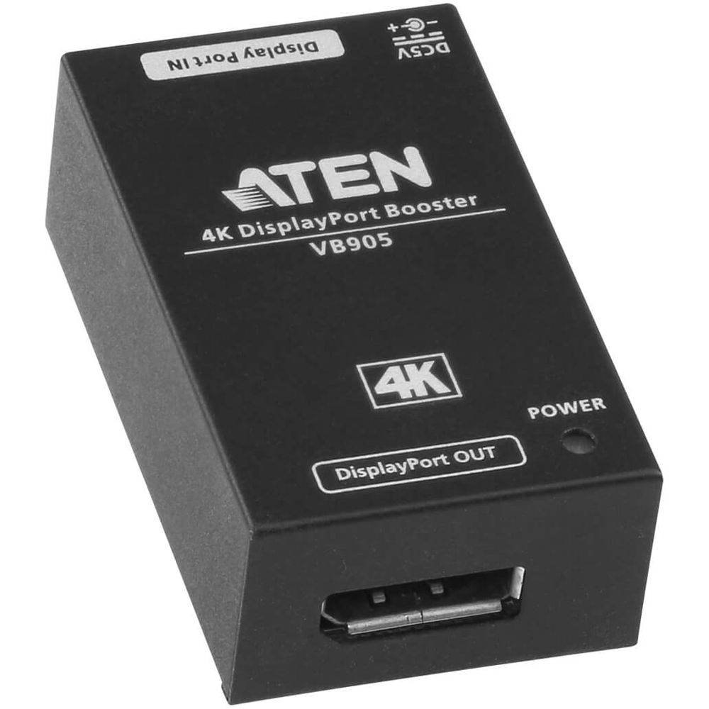 ATEN VB905 4K DisplayPort booster for wired AV signal conditioning — view 4