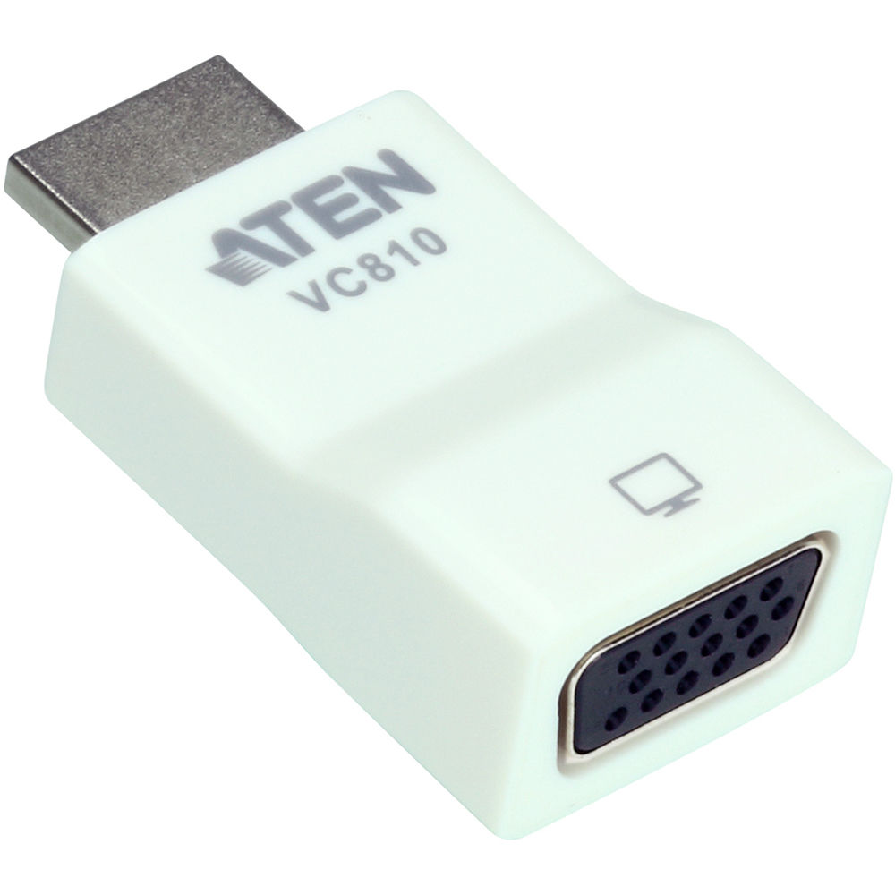 ATEN VC810 HDMI to VGA converter for connecting HDMI devices to VGA displays — view 2