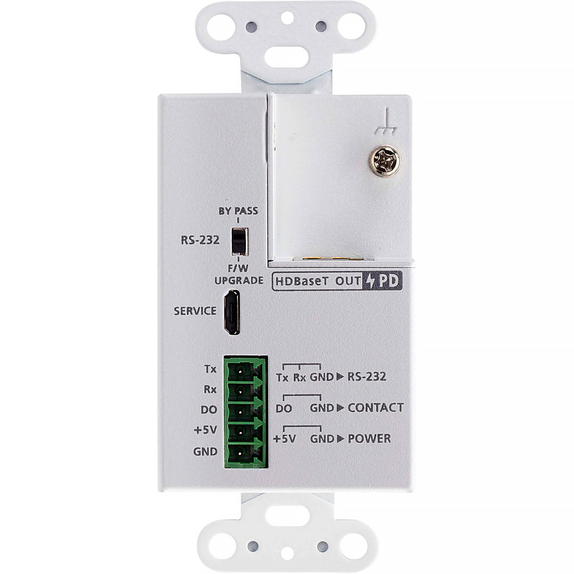 ATEN VE1901AUST DisplayPort HDBaseT Lite transmitter with PoE and US wall plate — view 4