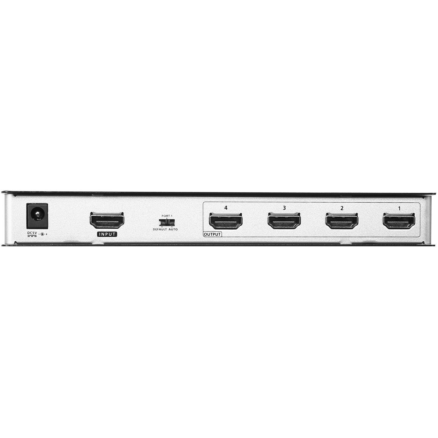 ATEN VS184B 4-port HDMI splitter for true 4K distribution to four displays — view 3