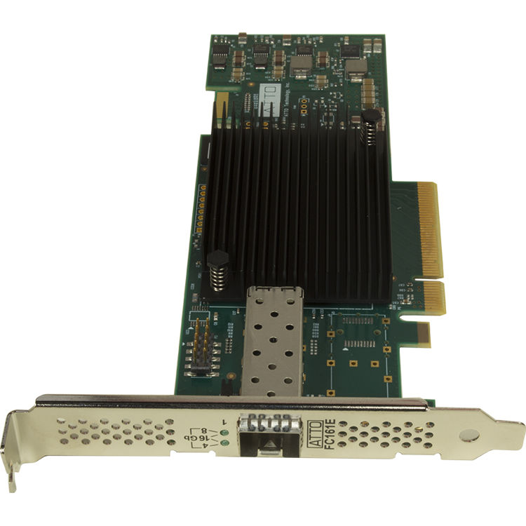 ATTO CTFC-161P-000 single-channel 16 Gb Fibre Channel PCIe 3.0 x8 adapter — view 2