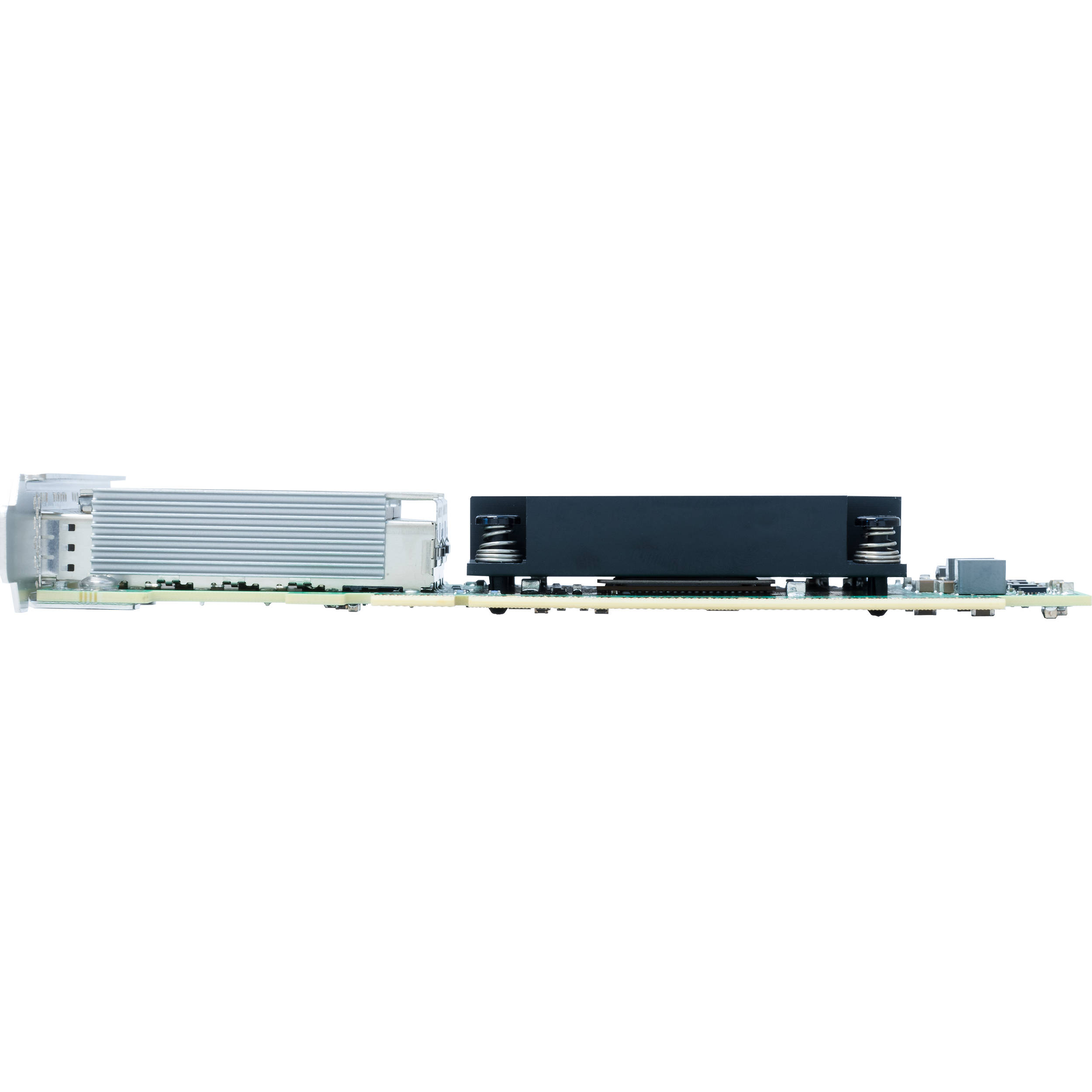 ATTO Technology dual-channel 10/25/40/50/100GbE PCIe 3.0 low-profile fiber adapter with integrated QSFP28 — view 4