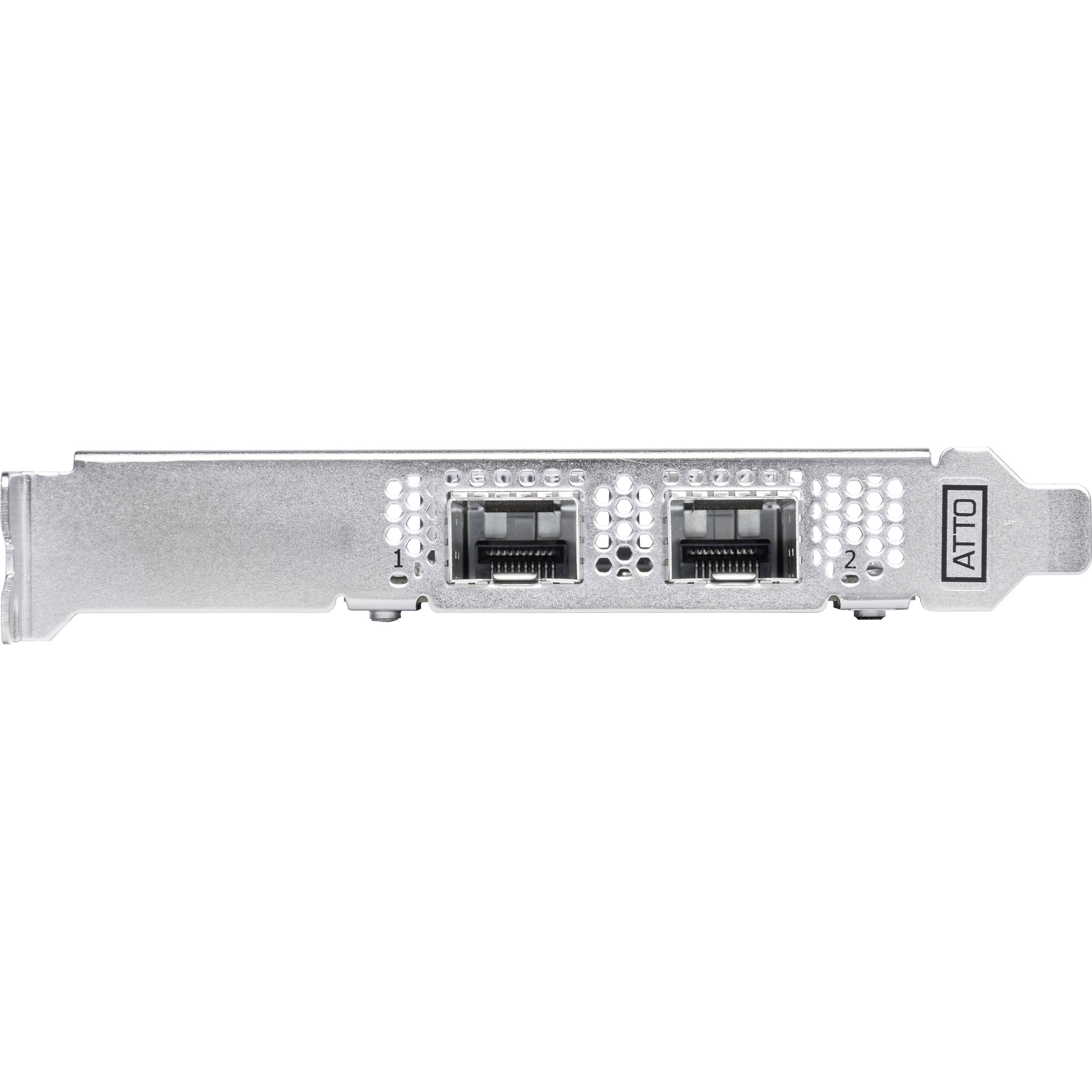 ATTO dual channel 25 GbE PCIe 3.0 low-profile SFP28 network adapter — view 4