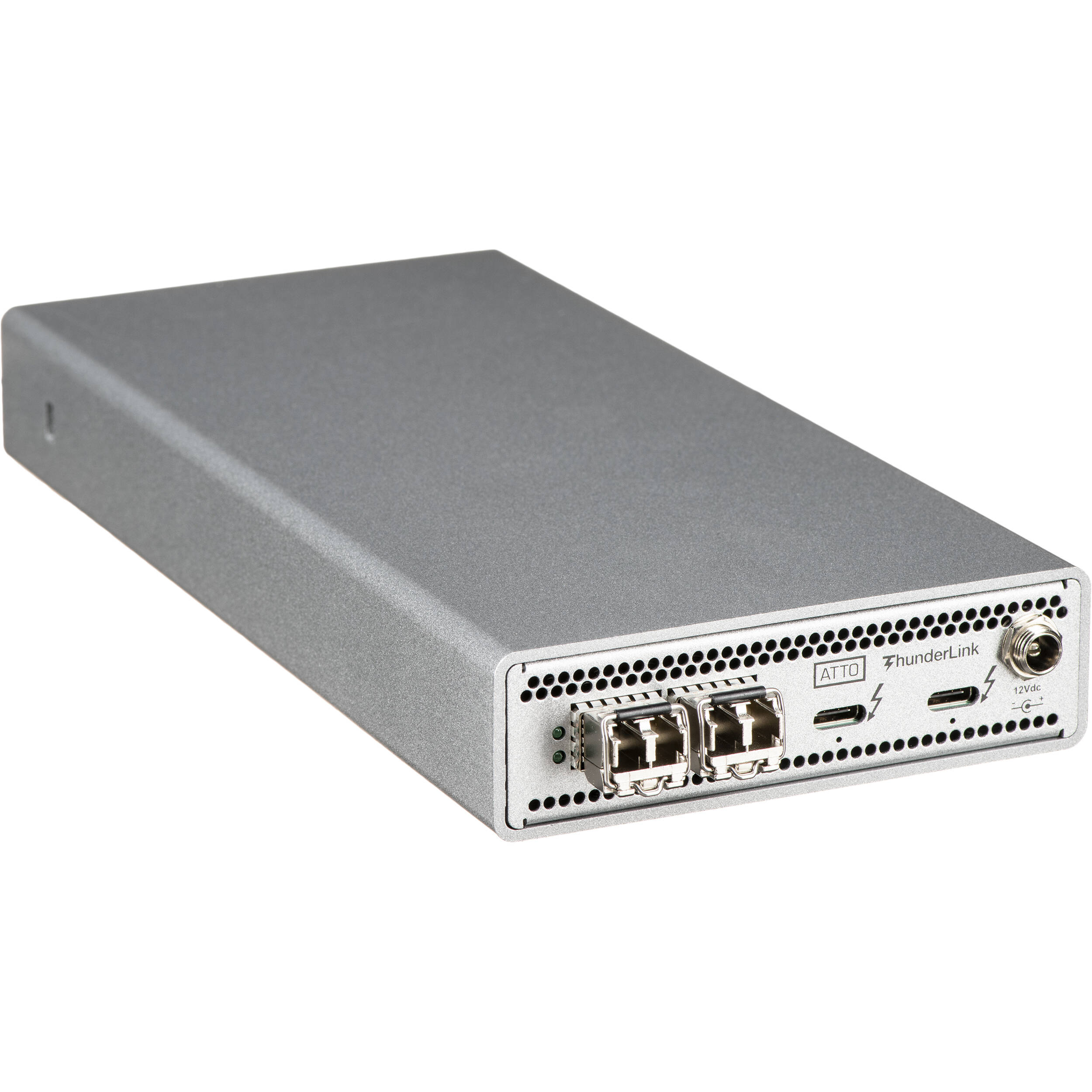 ATTO Technology Thunderbolt 3 adapter for dual 10 Gb Ethernet with SFP+ included — view 2