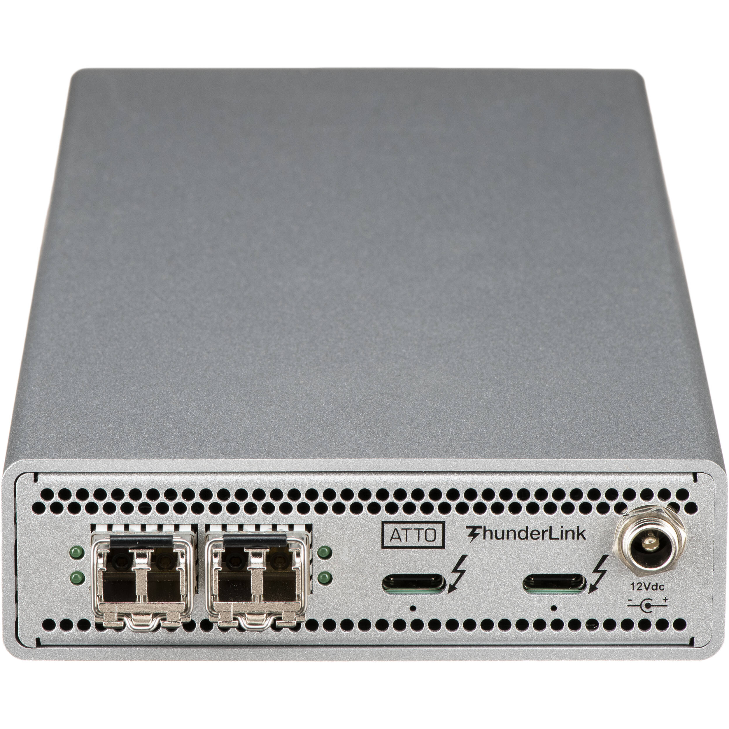 ATTO Technology Thunderbolt 3 adapter for dual 10 Gb Ethernet with SFP+ included — view 3