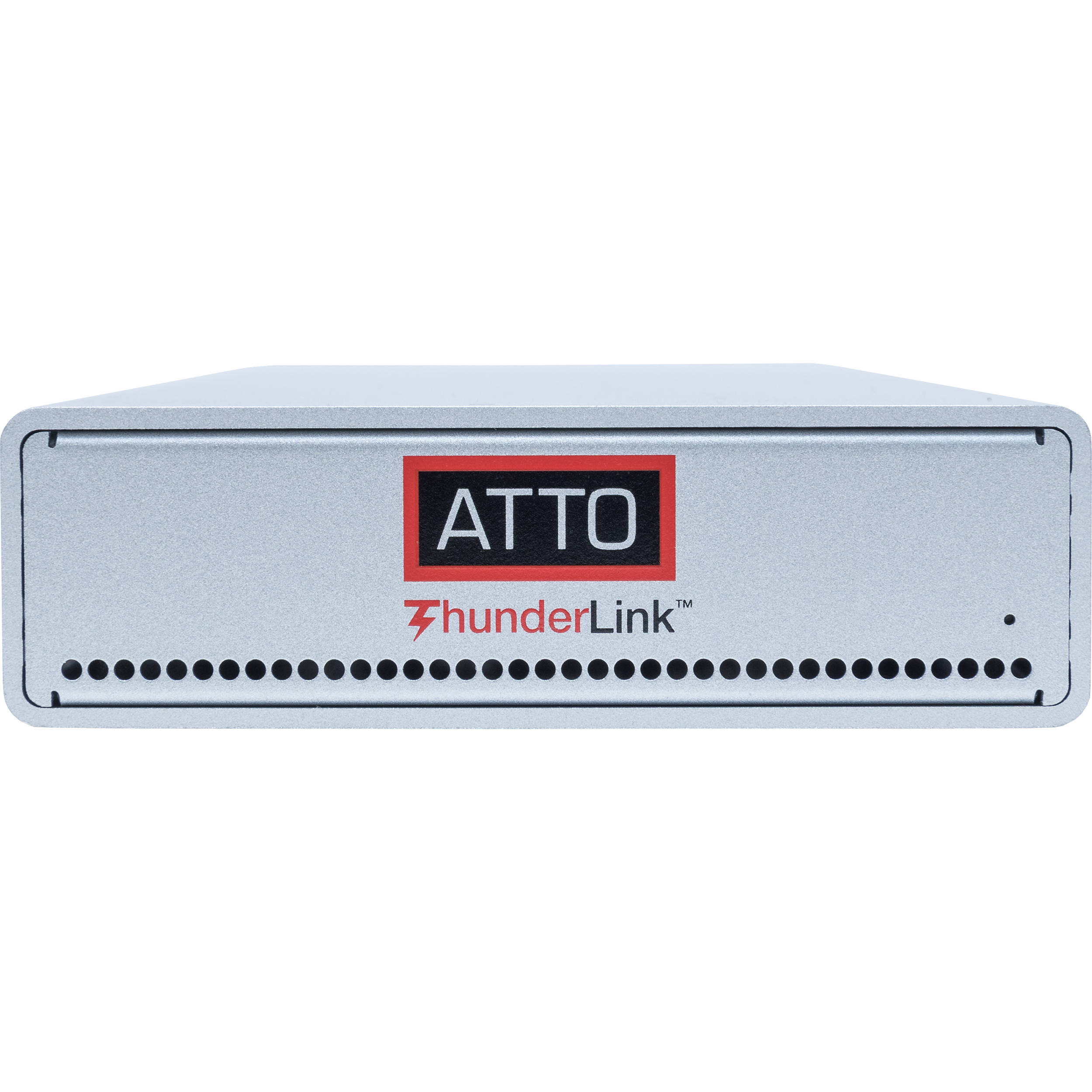 ATTO Technology dual Thunderbolt 3/4 to 8-port 12Gb SAS/SATA adapter model TLSH-3128-D00 — view 2