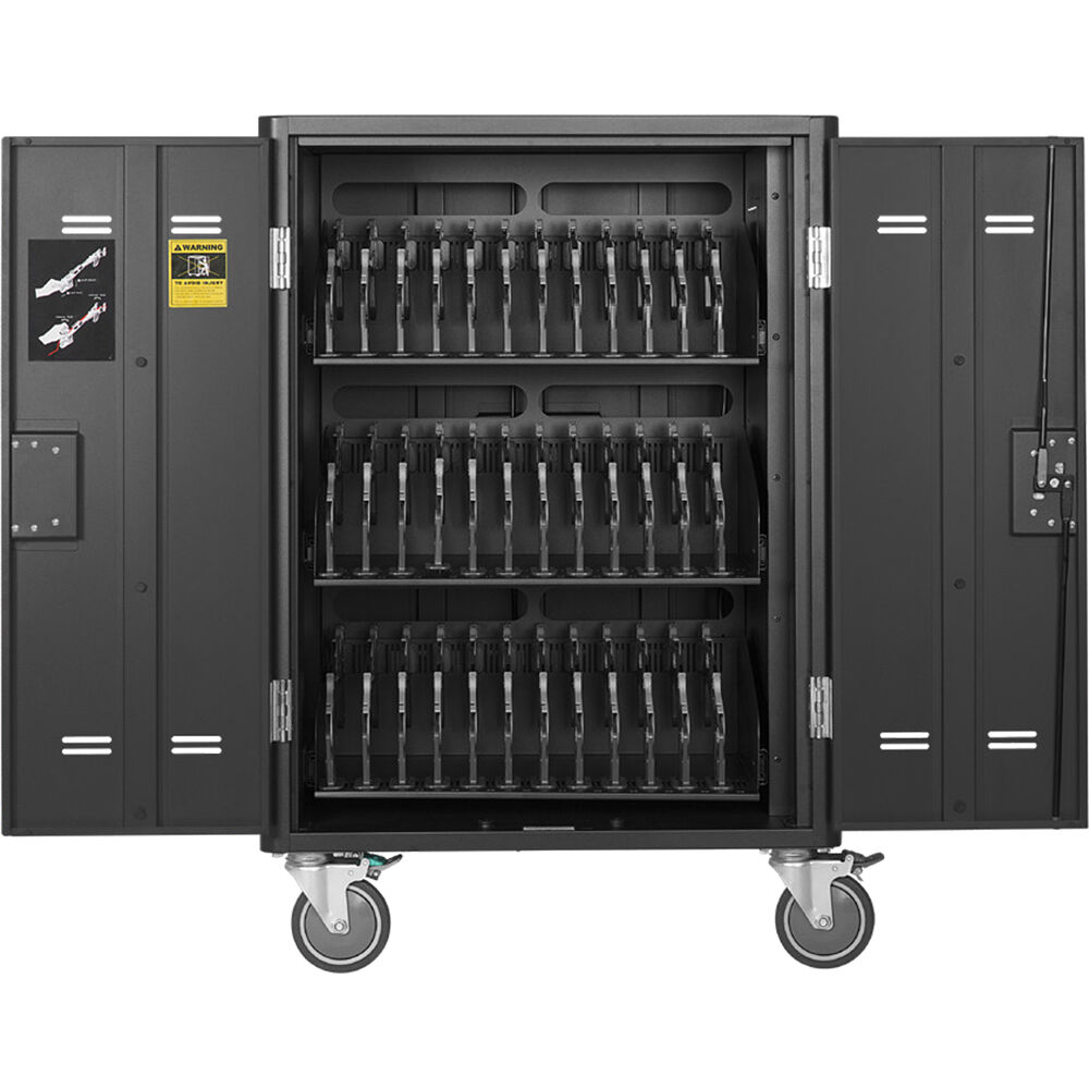 AVer 36 device charging cart for vertical PDU and iPad 8th Gen support — view 3