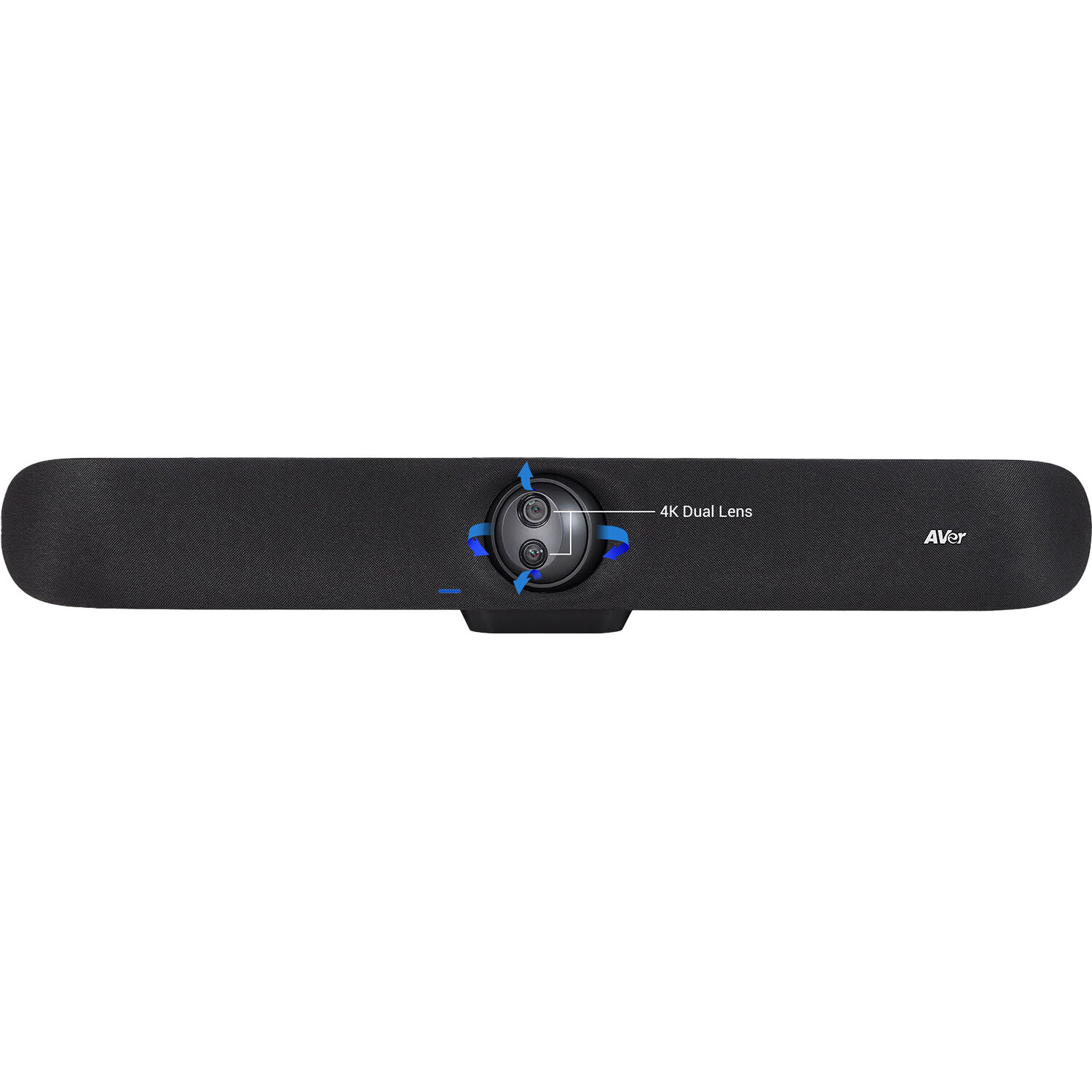 AVer VB350 conference video bar with dual 4K lenses for mid-to-large meeting rooms — view 2